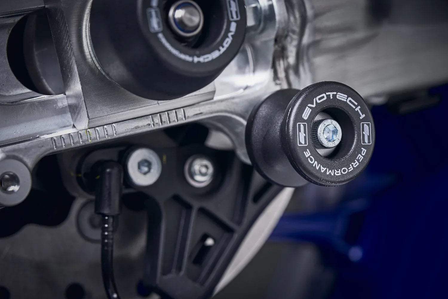 Evotech Paddock Stand Bobbins - Yamaha YZF-R9 (2025+) - Alu Bobbins | Evotech Performance