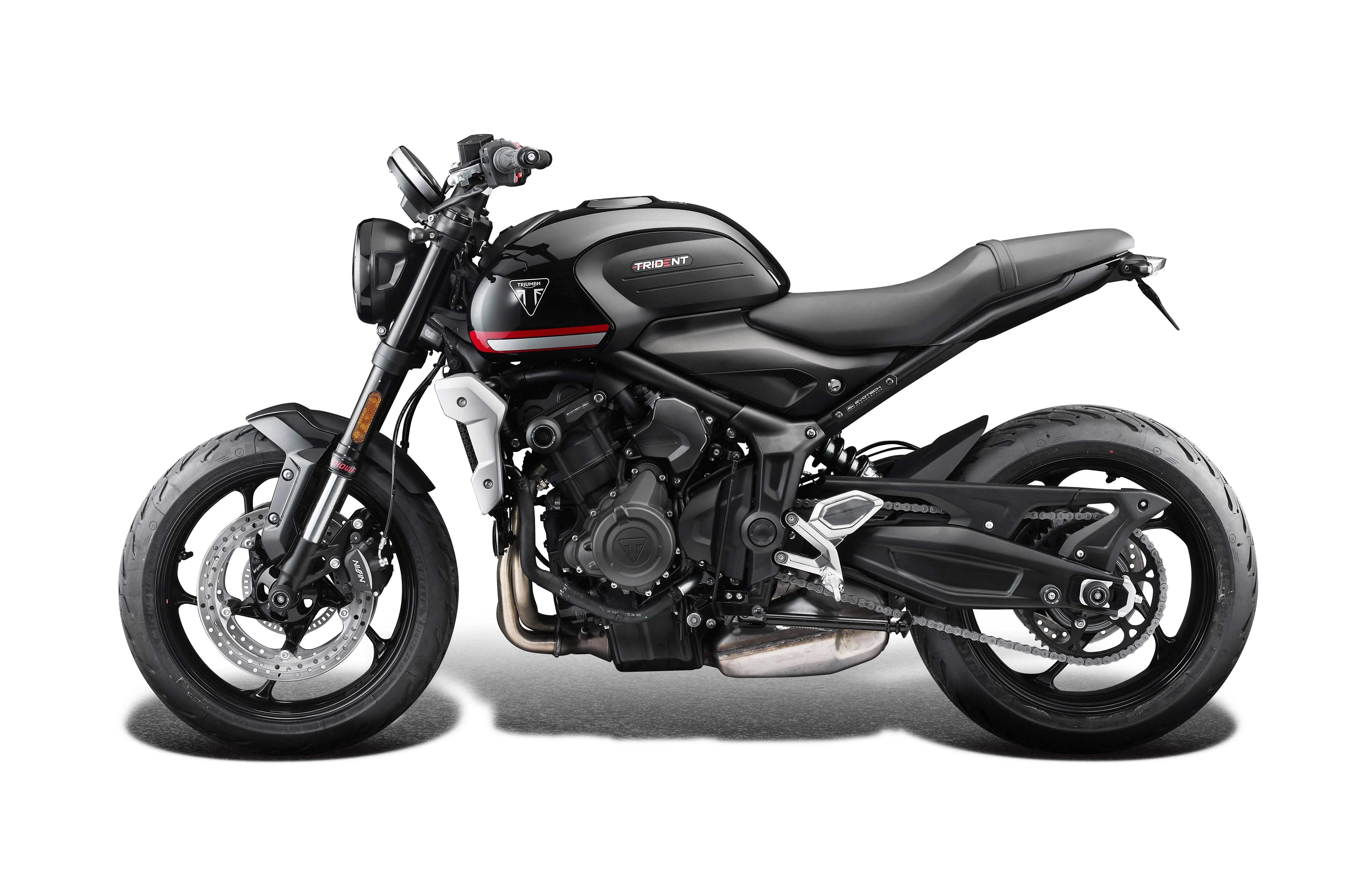 Evotech Chain Guard Swingarm Cover - Triumph Trident (2021 - 2024) - Kennzeichenhalter | Evotech Performance