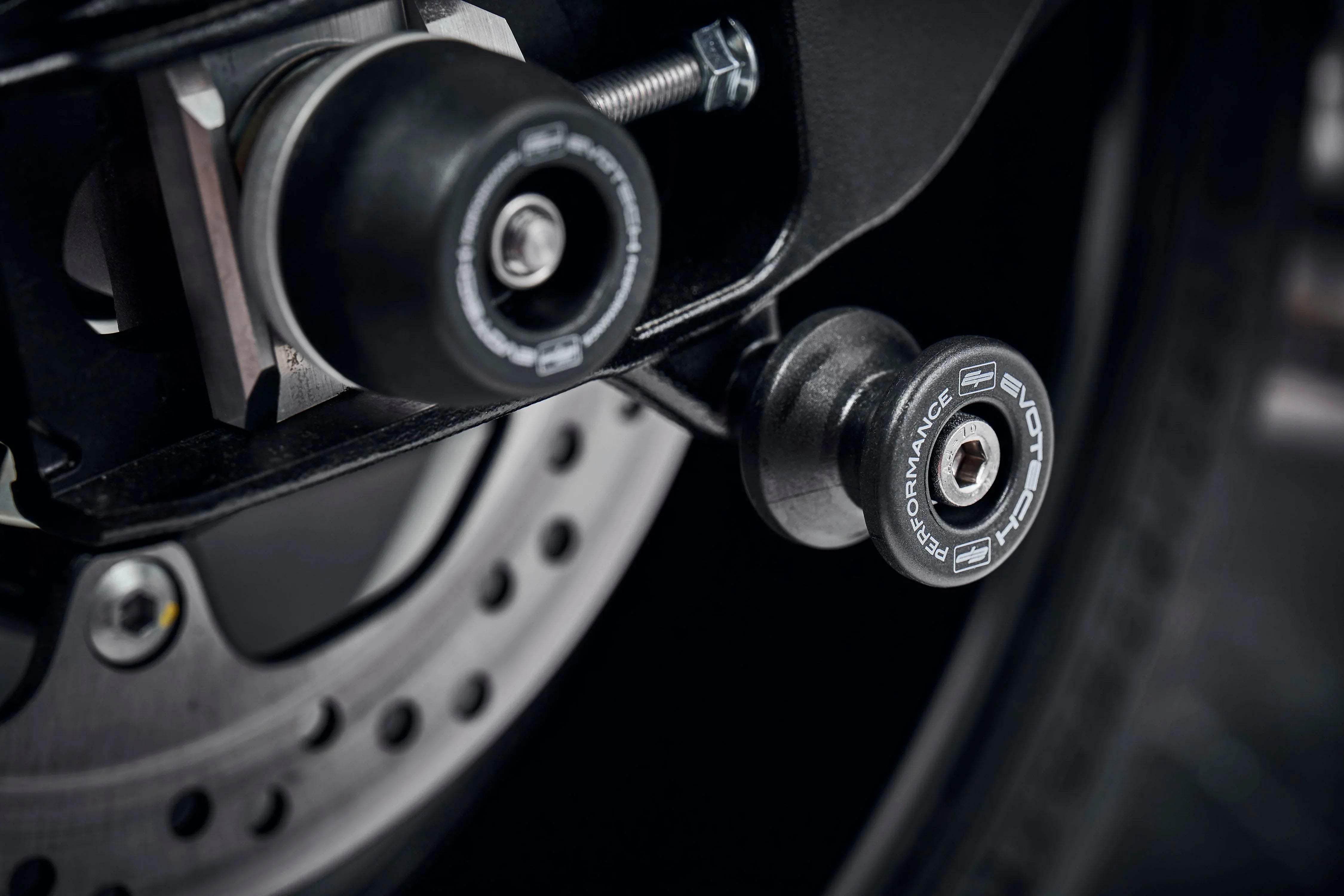 Evotech Performance Paddock Stand Bobbins - Suzuki GSX-S1000GT (2022+) - Alu Bobbins | Evotech Performance