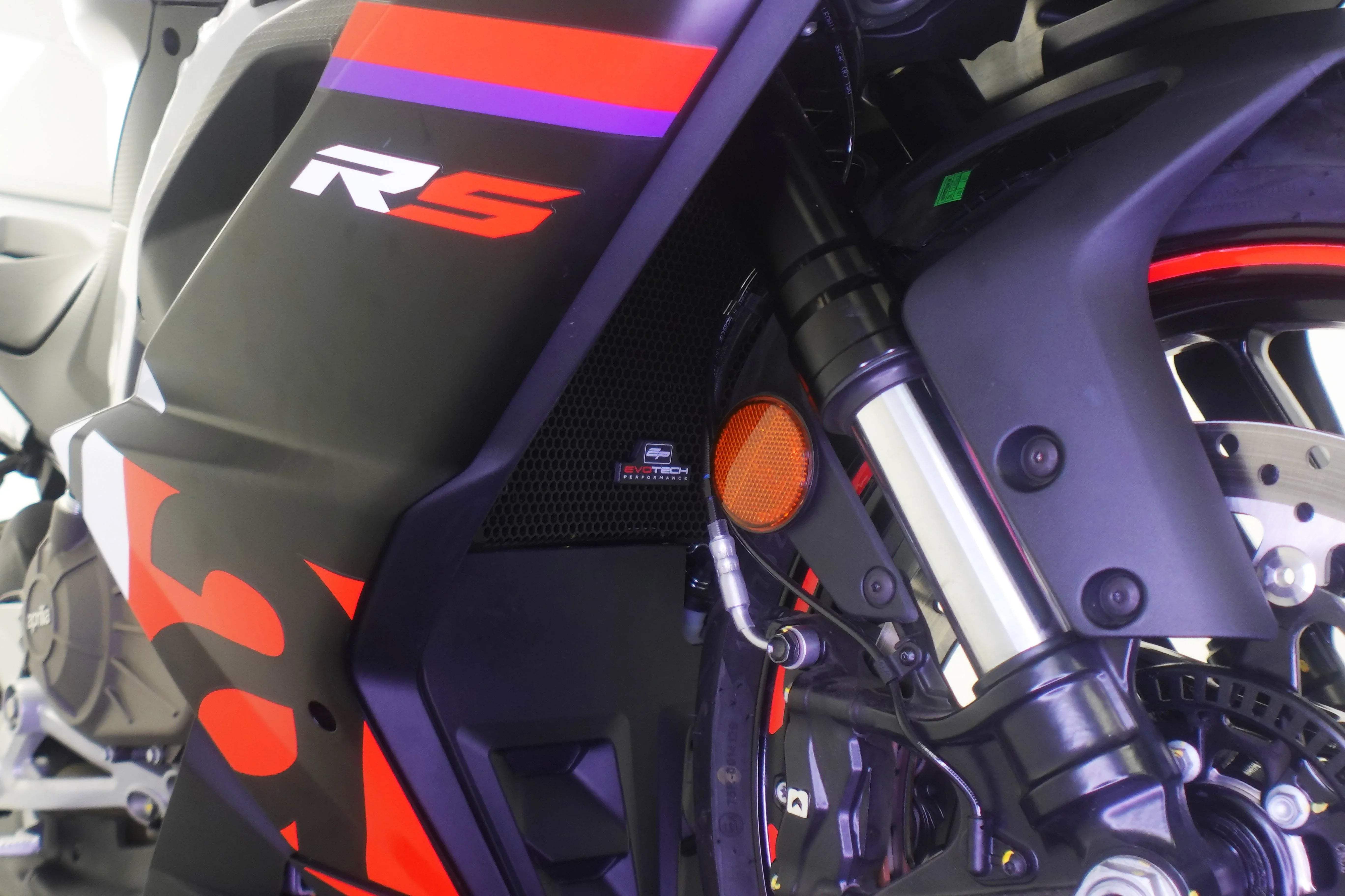 Evotech Radiator Guard - Aprilia Tuono 457 (2025+) - Kühlerschutzgitter | Evotech Performance