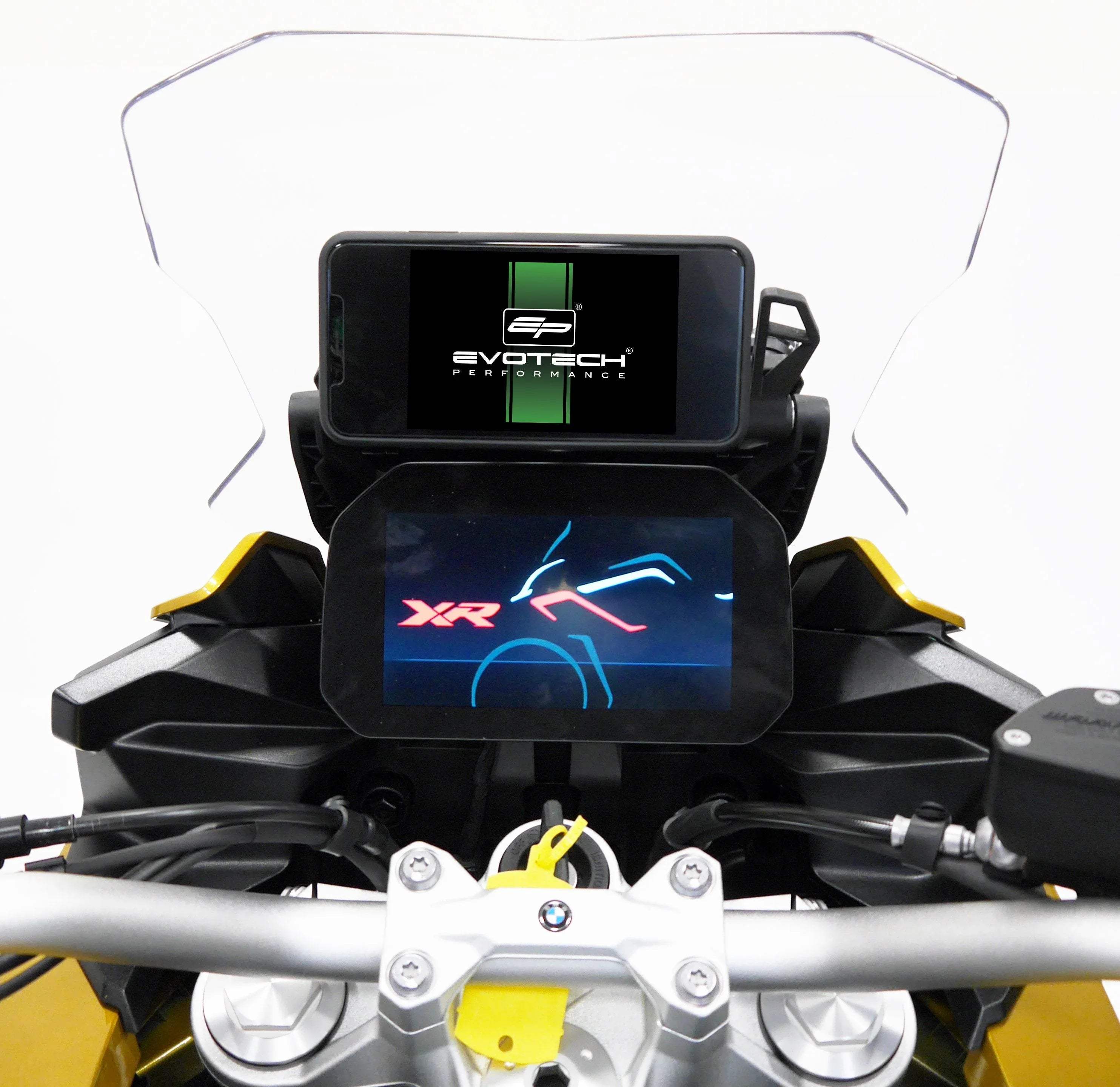 Evotech SP Connect Sat Nav Upper Mount BMW F 900 XR (2020 - 2024) - Halterung SP Connect | Evotech Performance