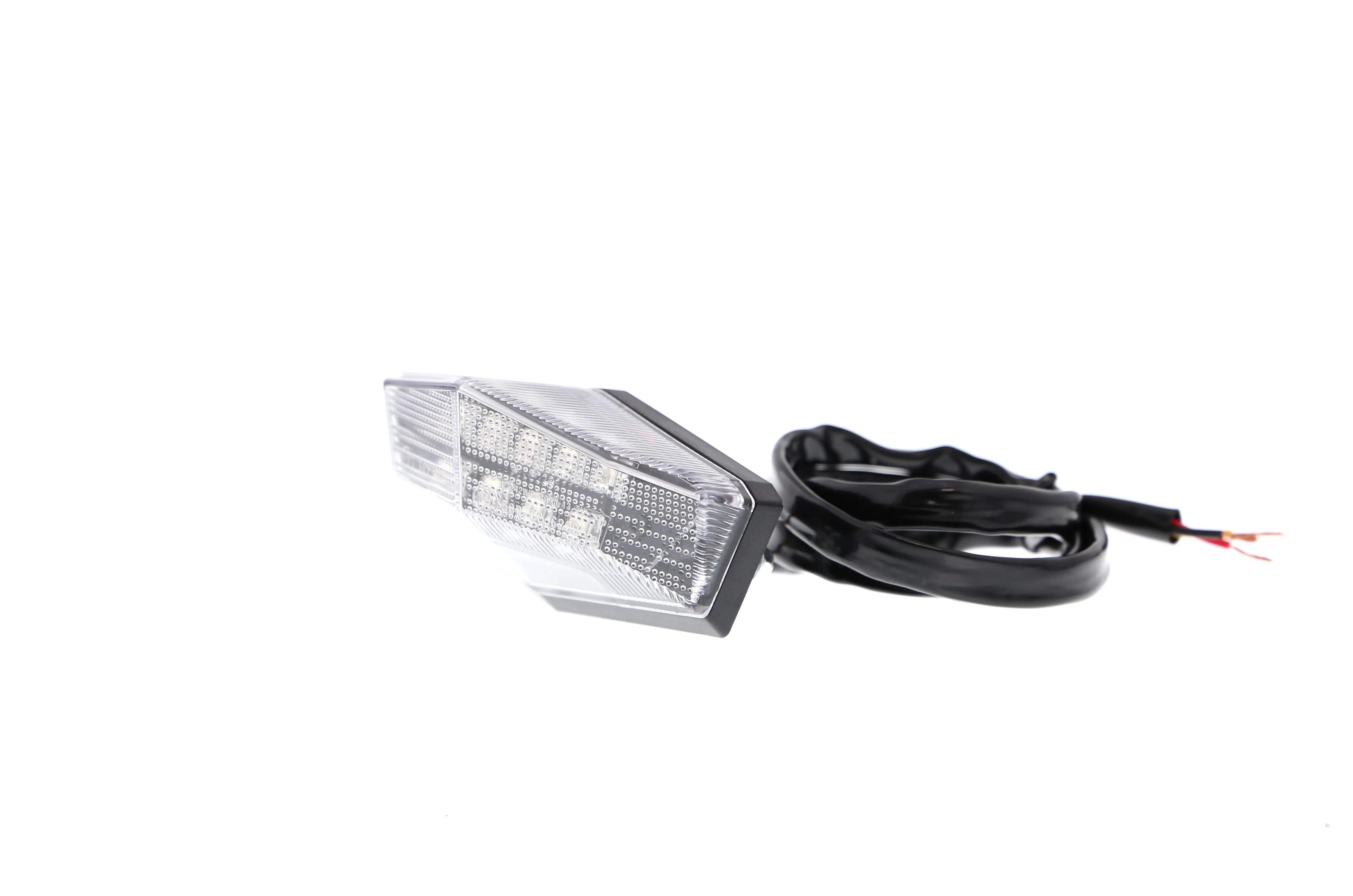 Evotech Combination Rear Light / Number Plate Light (Clear) - Accessories | Evotech Performance