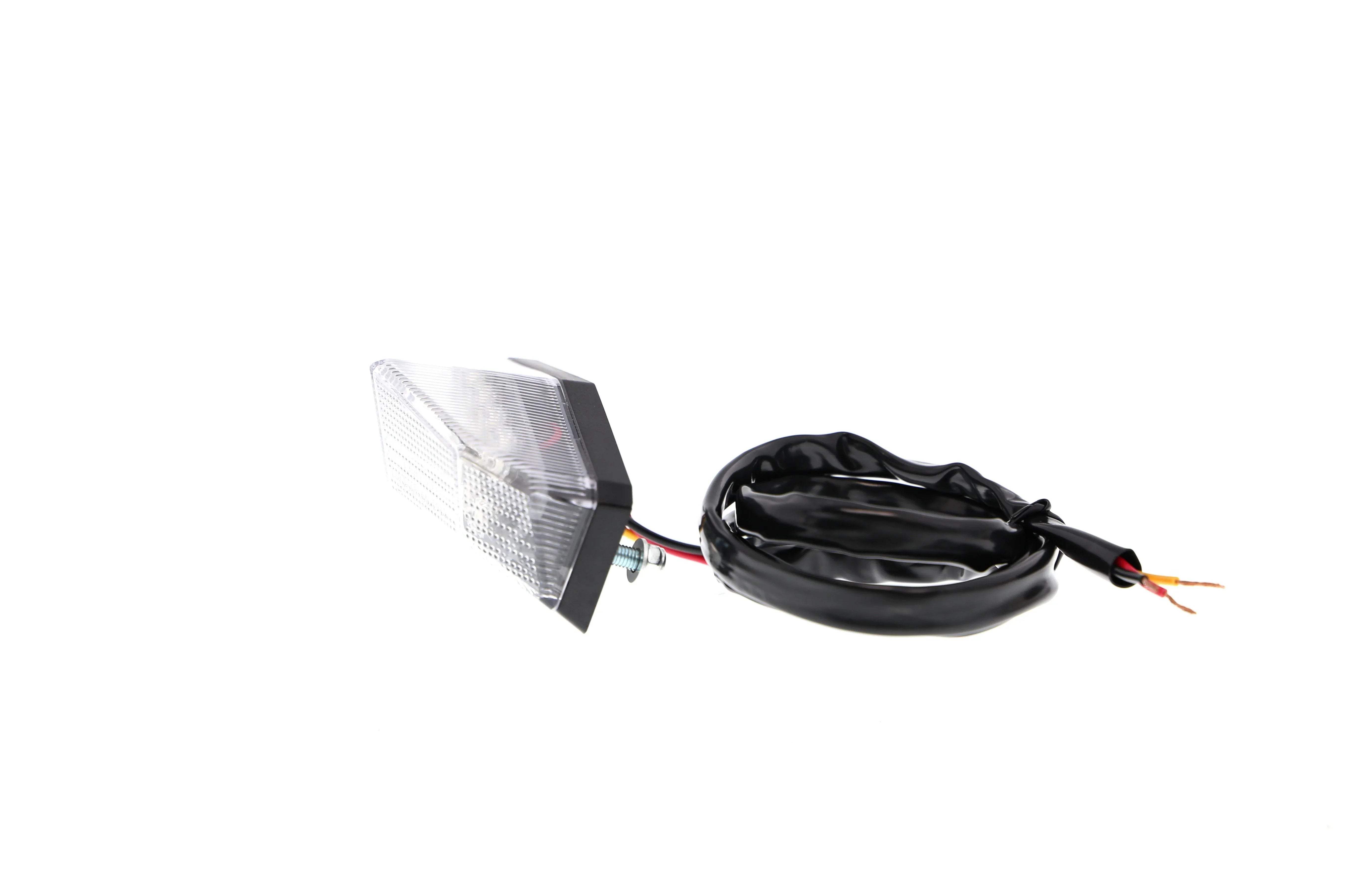 Evotech Combination Rear Light / Number Plate Light (Clear) - Accessories | Evotech Performance