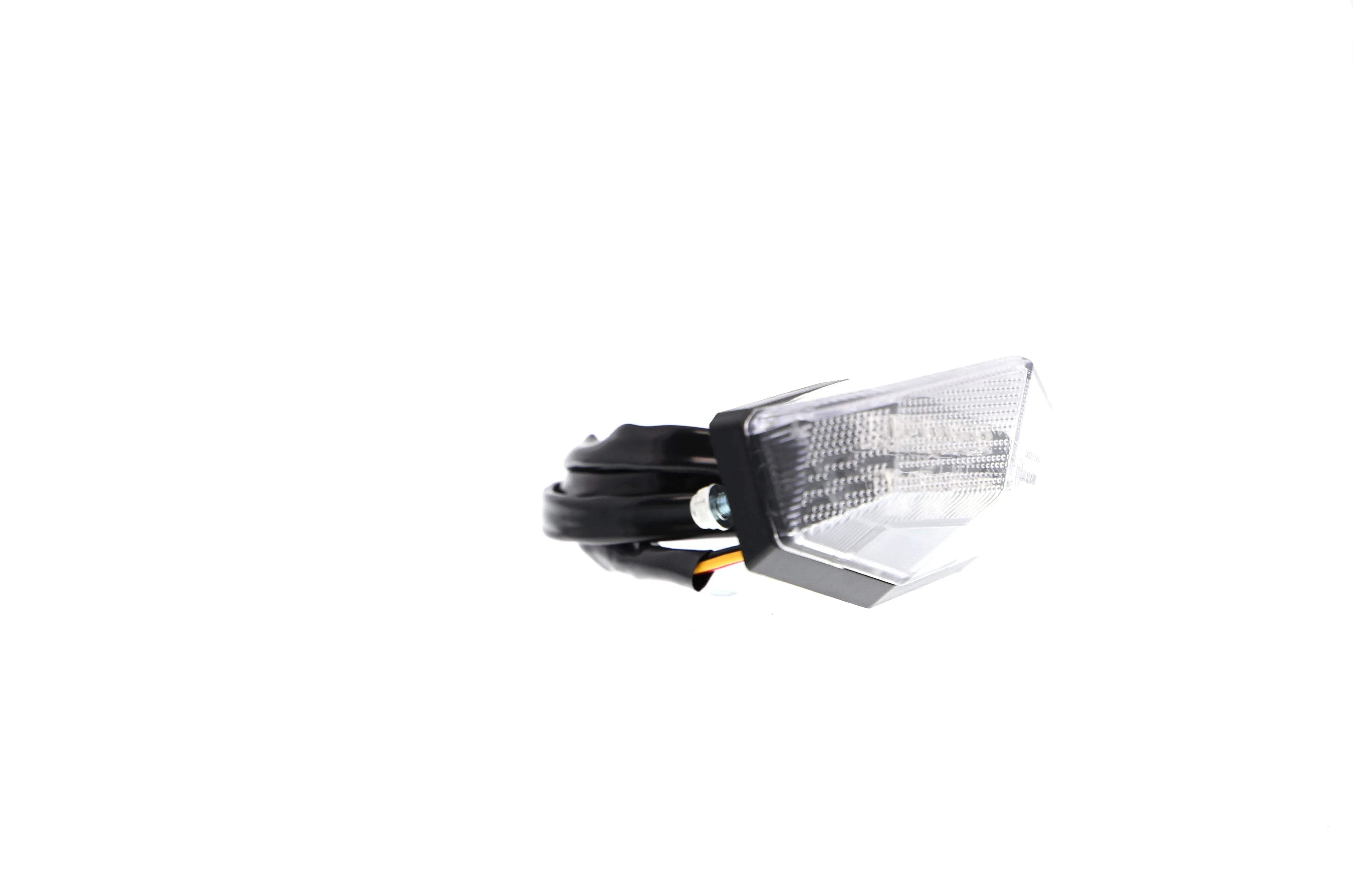 Evotech Combination Rear Light / Number Plate Light (Clear) - Accessories | Evotech Performance