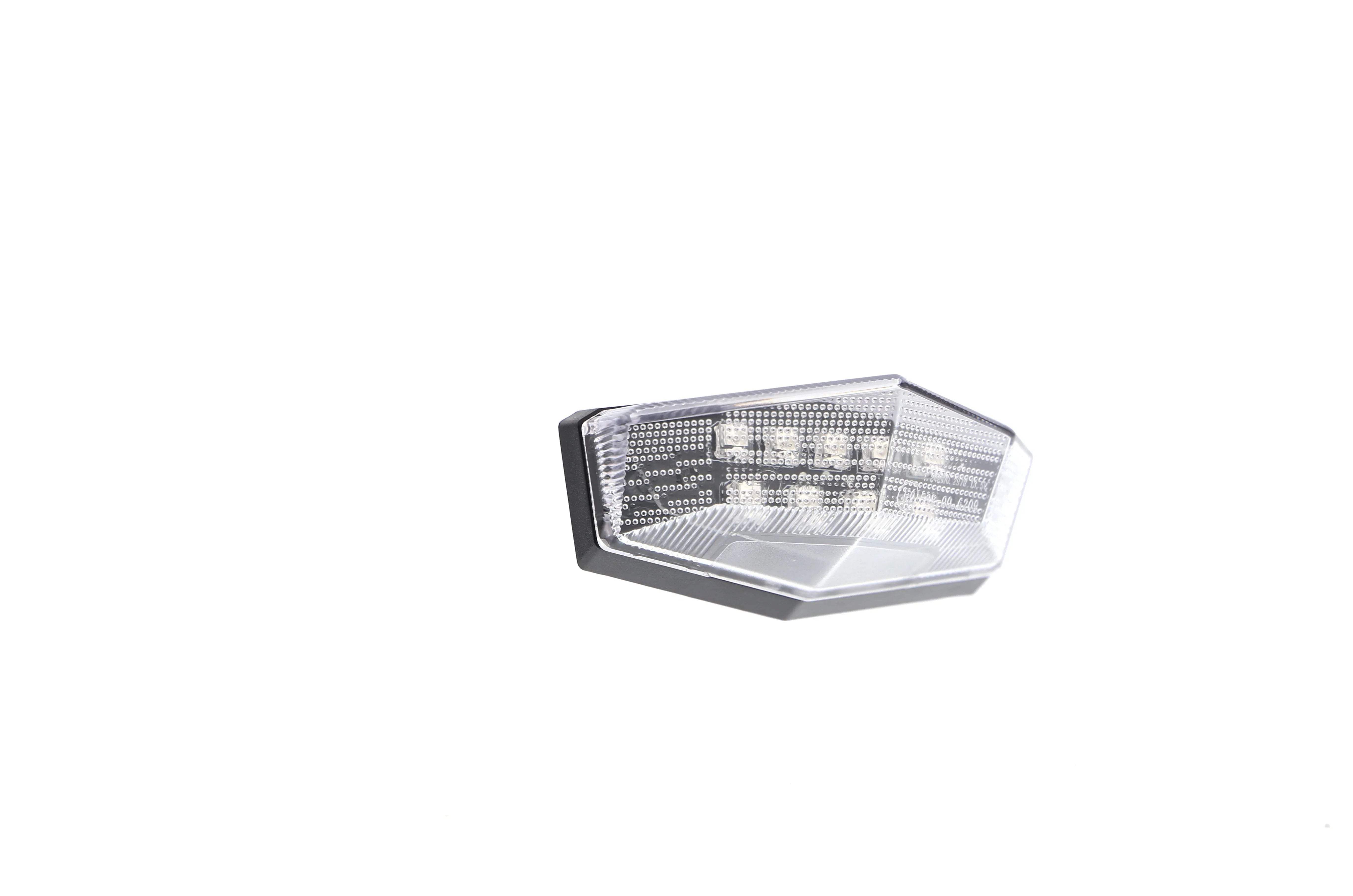 Evotech Combination Rear Light / Number Plate Light (Clear) - Accessories | Evotech Performance