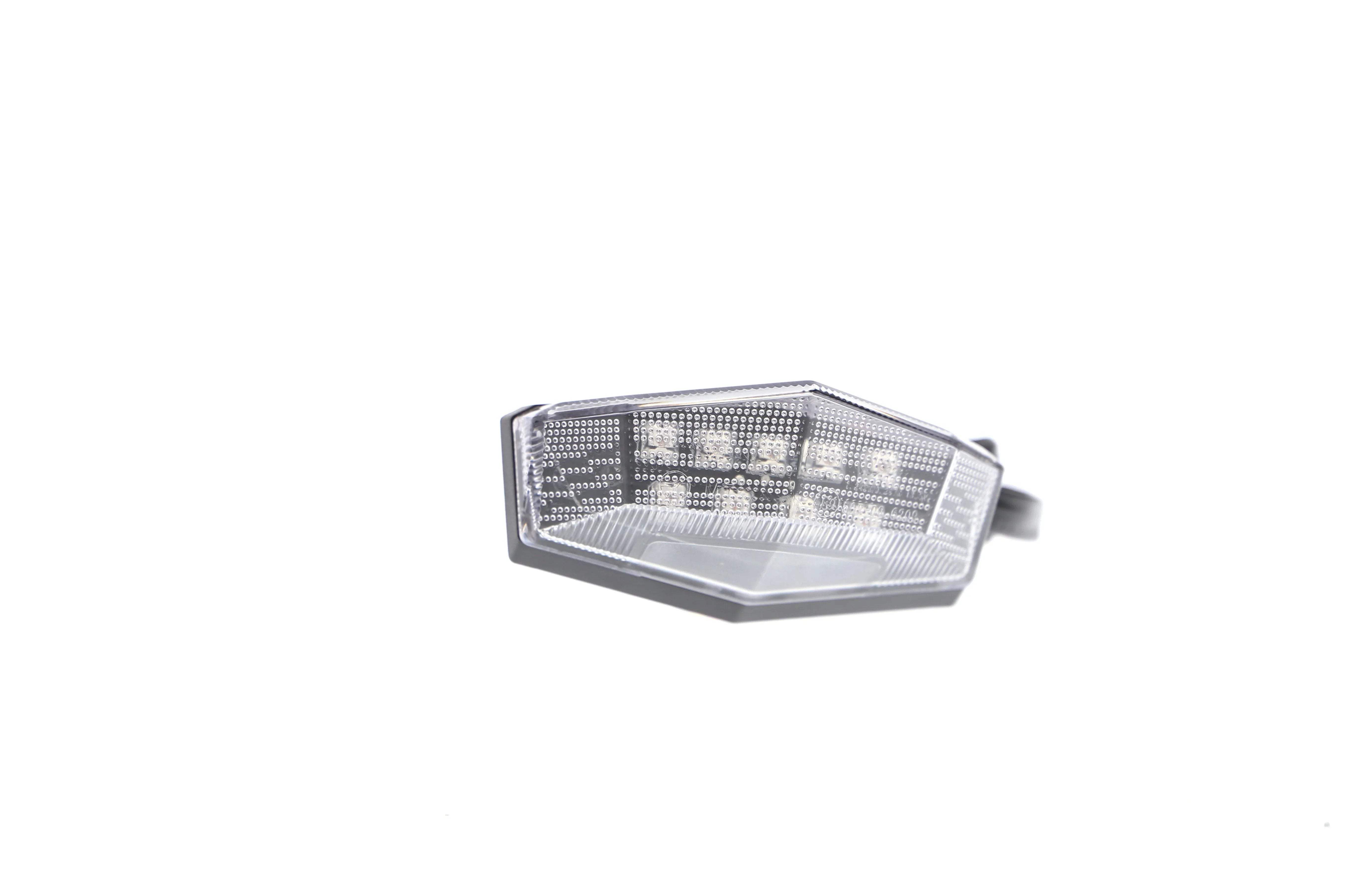 Evotech Combination Rear Light / Number Plate Light (Clear) - Accessories | Evotech Performance
