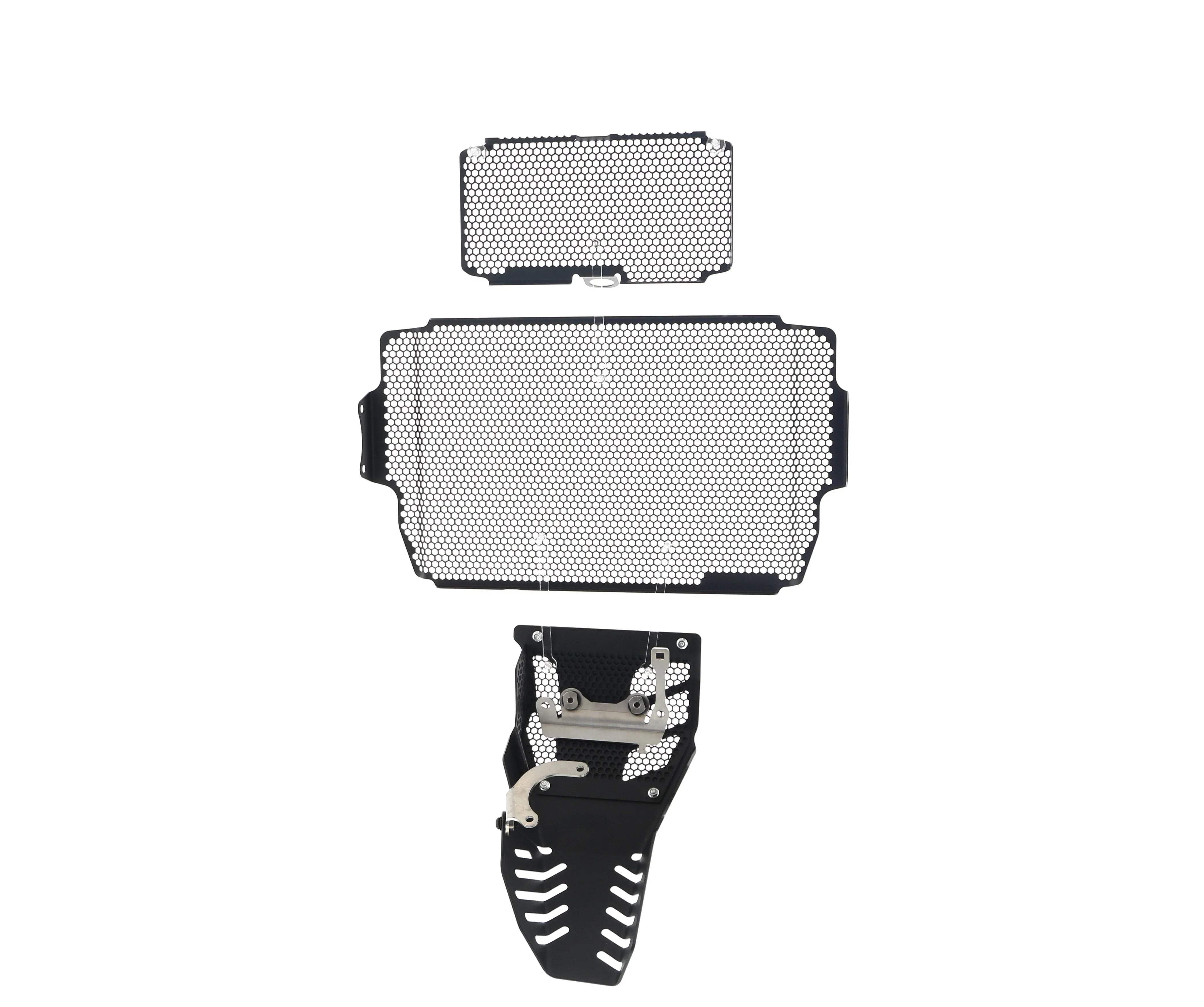 Evotech Ducati Multistrada 1200 Pikes Peak Rad + Oil Guard + Engine Guard Set 2016 - 2017 - Kühlerschutzgitter | Evotech Performance