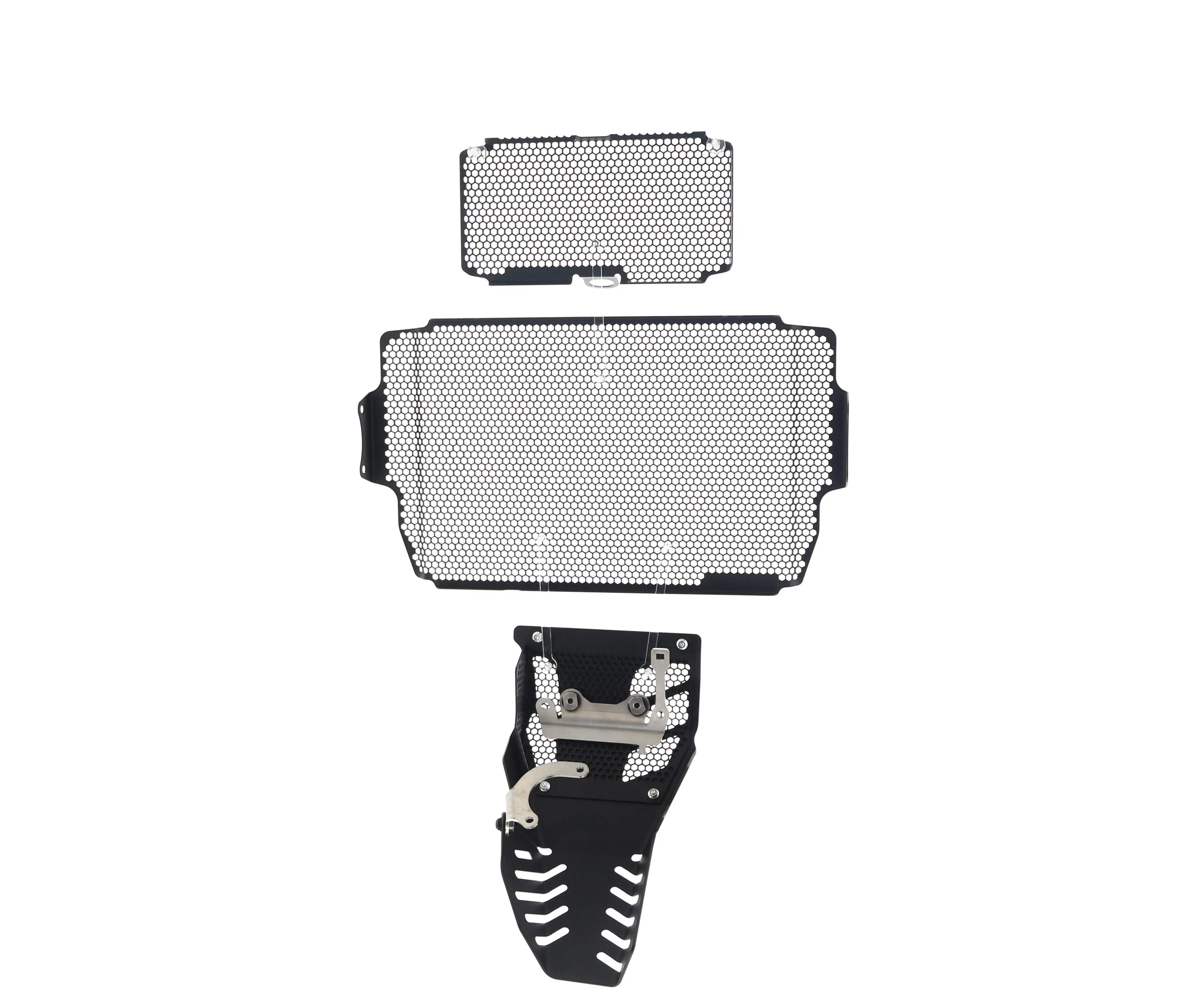 Evotech Ducati Multistrada 1200 S Rad + Oil Guard + Engine Guard Set 2015 - 2017 - Kühlerschutzgitter | Evotech Performance