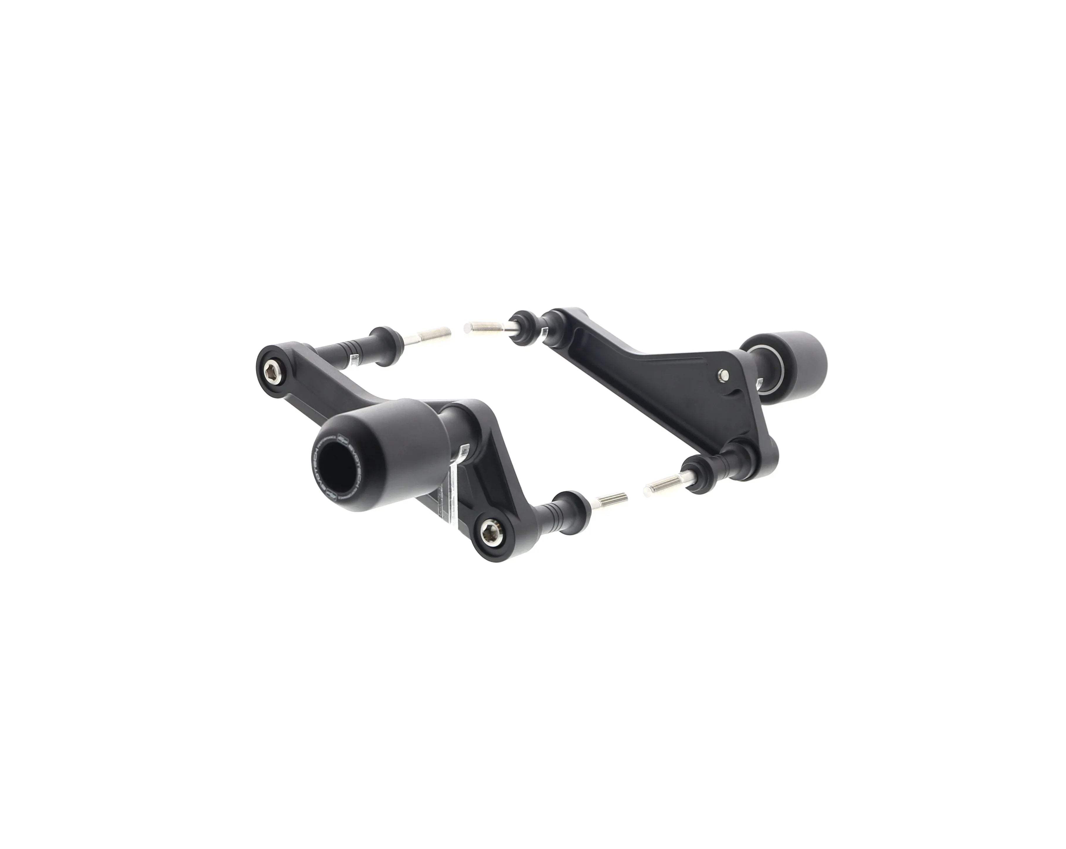 Evotech Ducati Diavel 1260 S Frame Crash Protection (2019 - 2022) (Black) - Sturzpads | Evotech Performance