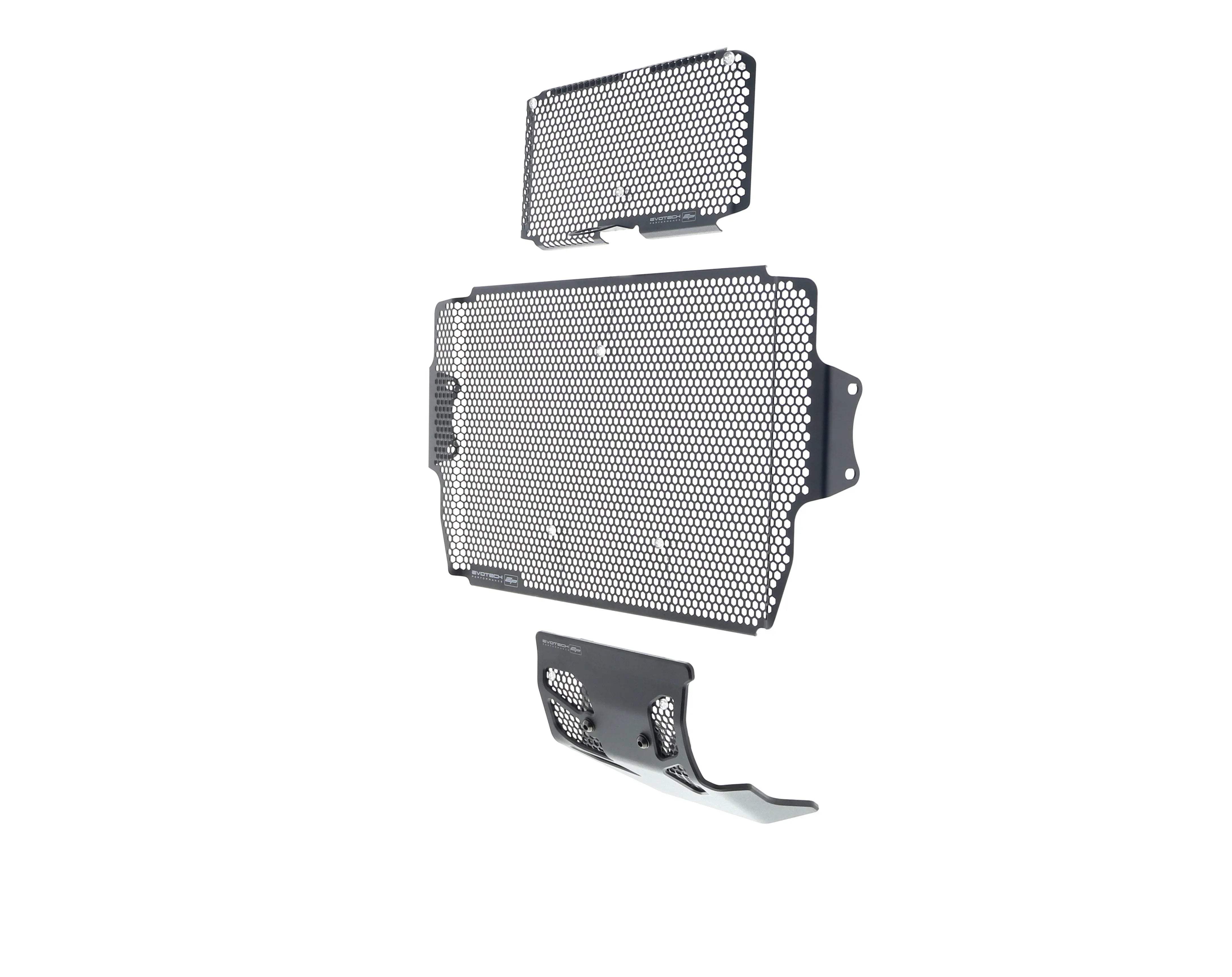 Evotech Ducati Multistrada 1260 Enduro Radiator + Oil Guard + Engine Guard Set (2019 - 2021) - Kühlerschutzgitter | Evotech Performance