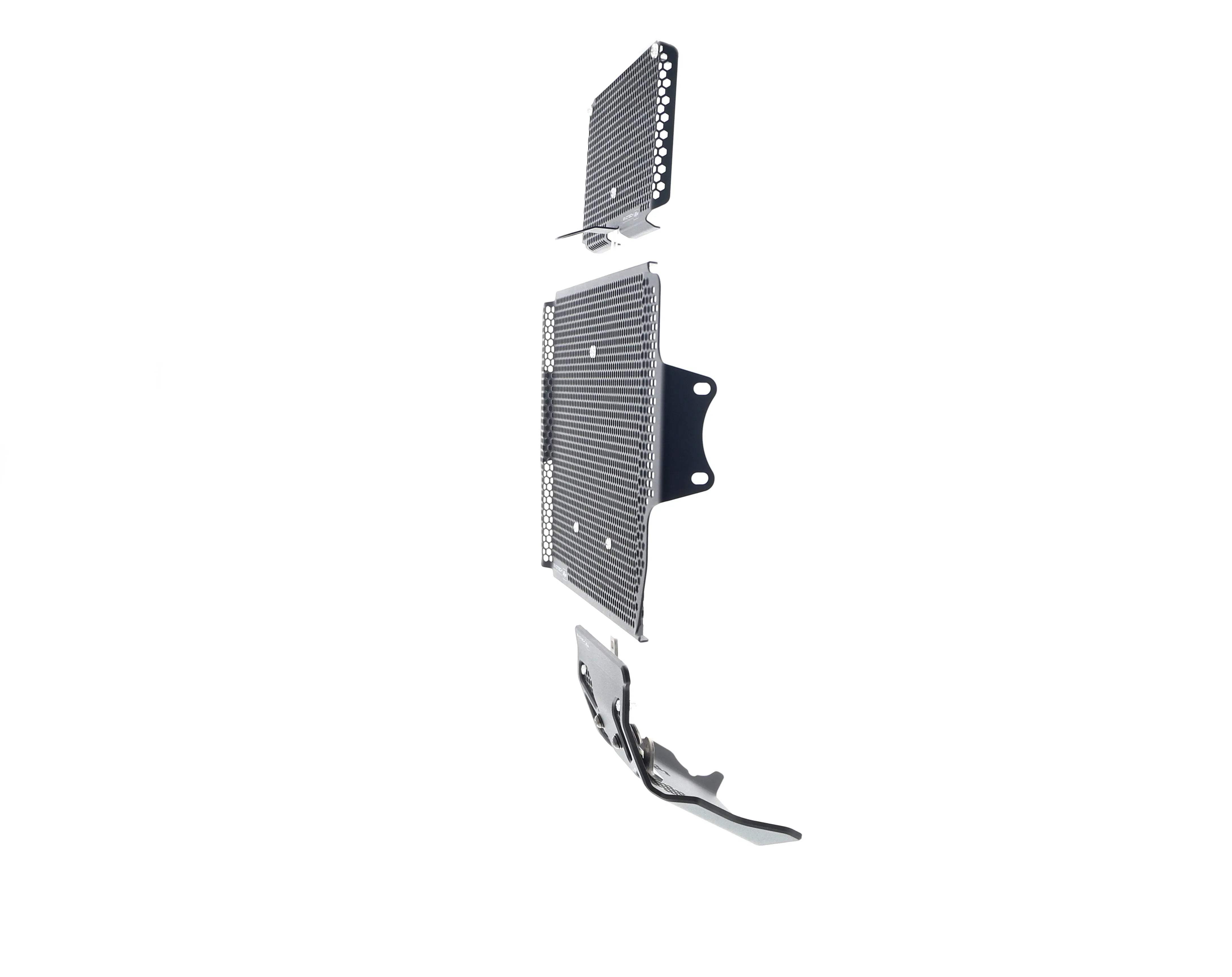 Evotech Ducati Multistrada 1260 Enduro Radiator + Oil Guard + Engine Guard Set (2019 - 2021) - Kühlerschutzgitter | Evotech Performance