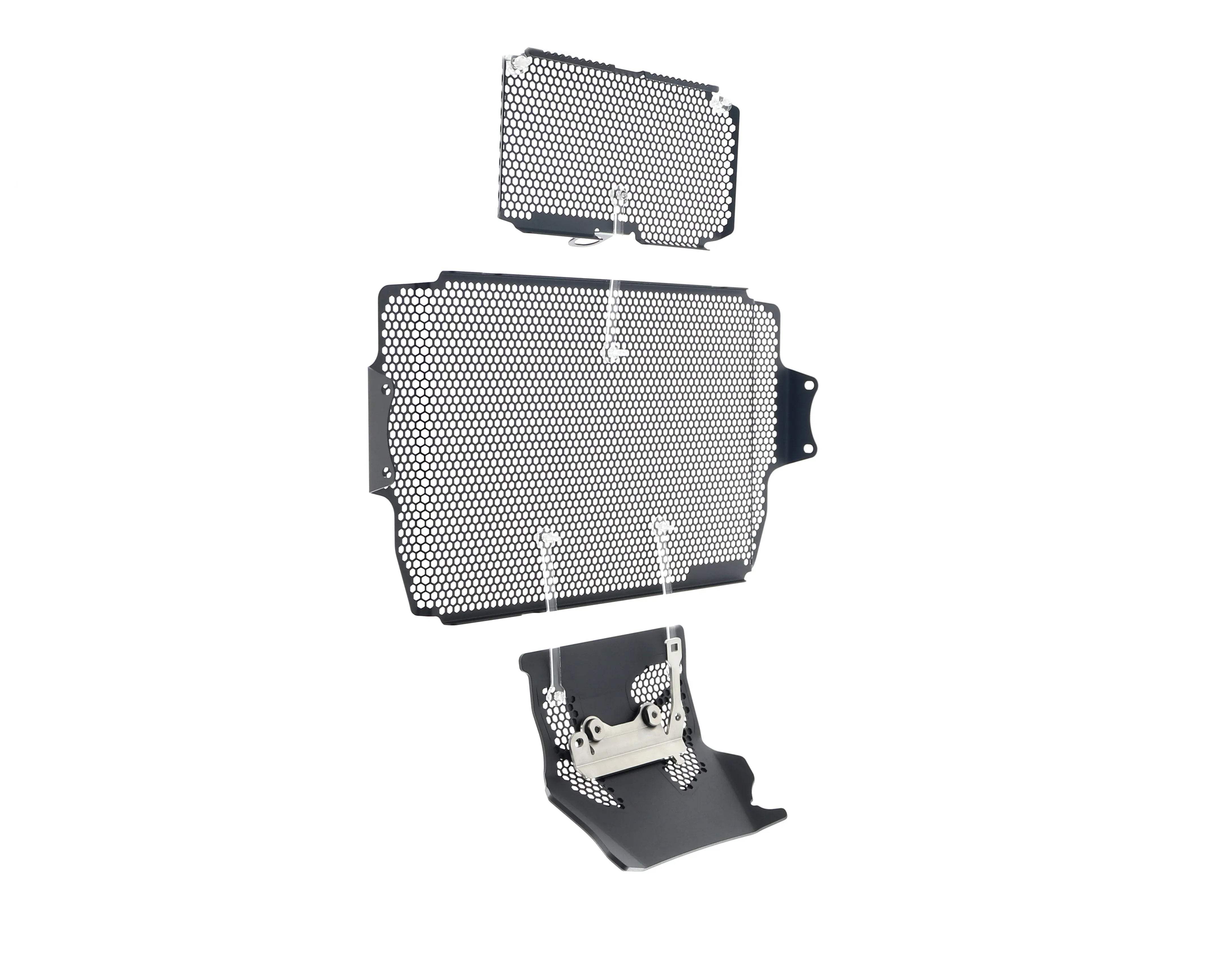Evotech Ducati Multistrada 1260 Enduro Radiator + Oil Guard + Engine Guard Set (2019 - 2021) - Kühlerschutzgitter | Evotech Performance