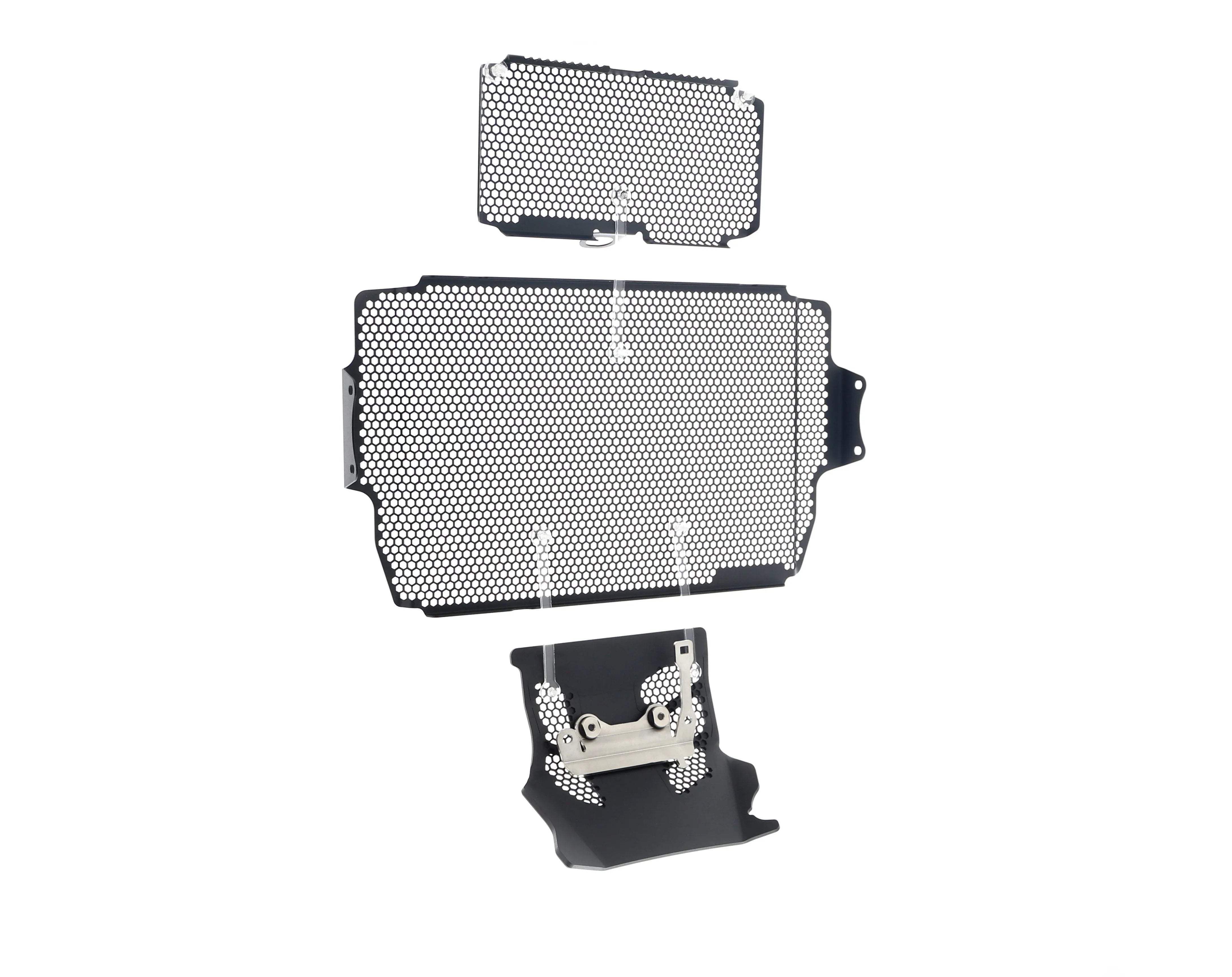 Evotech Ducati Multistrada 1260 Enduro Radiator + Oil Guard + Engine Guard Set (2019 - 2021) - Kühlerschutzgitter | Evotech Performance