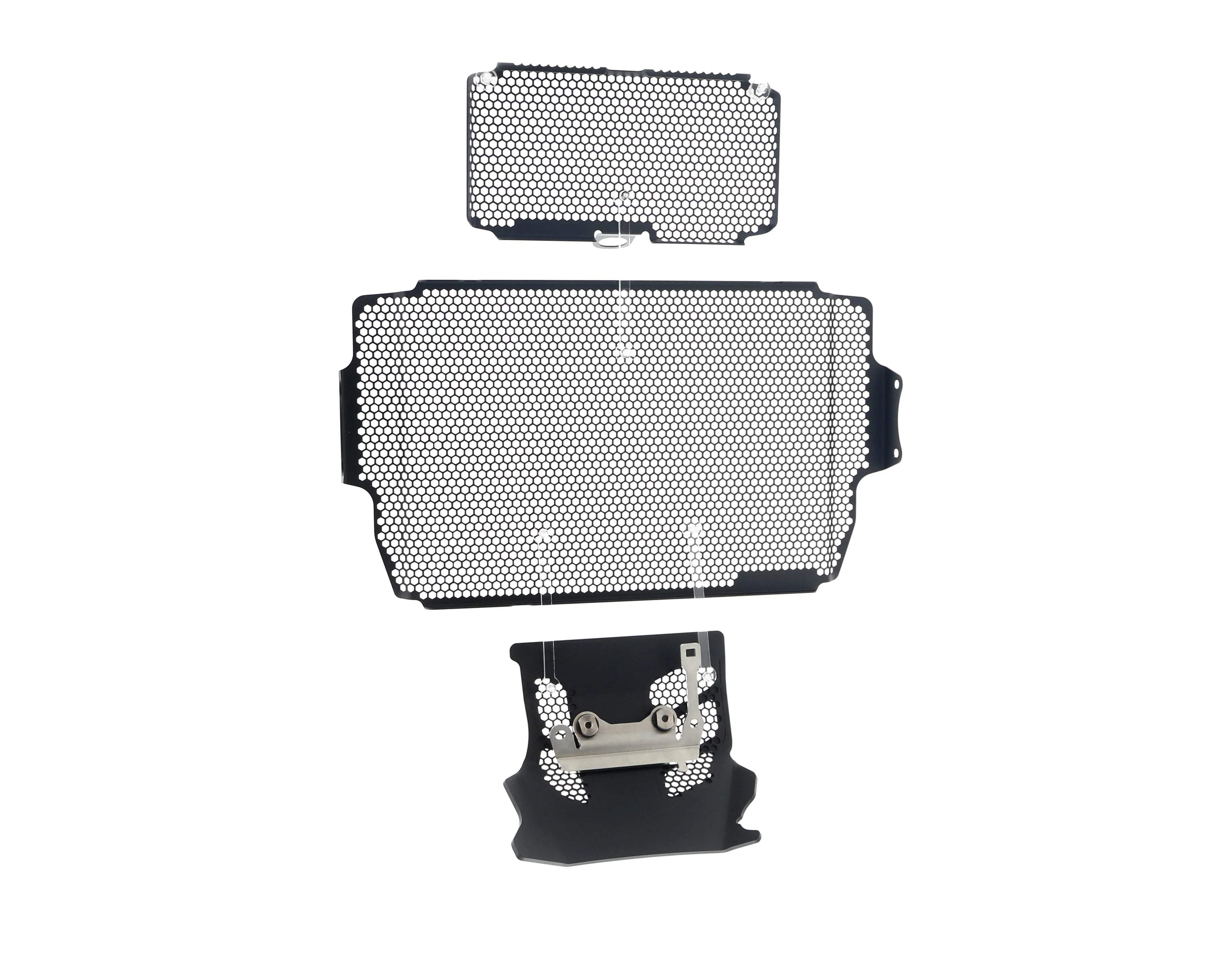 Evotech Ducati Multistrada 1260 Enduro Radiator + Oil Guard + Engine Guard Set (2019 - 2021) - Kühlerschutzgitter | Evotech Performance