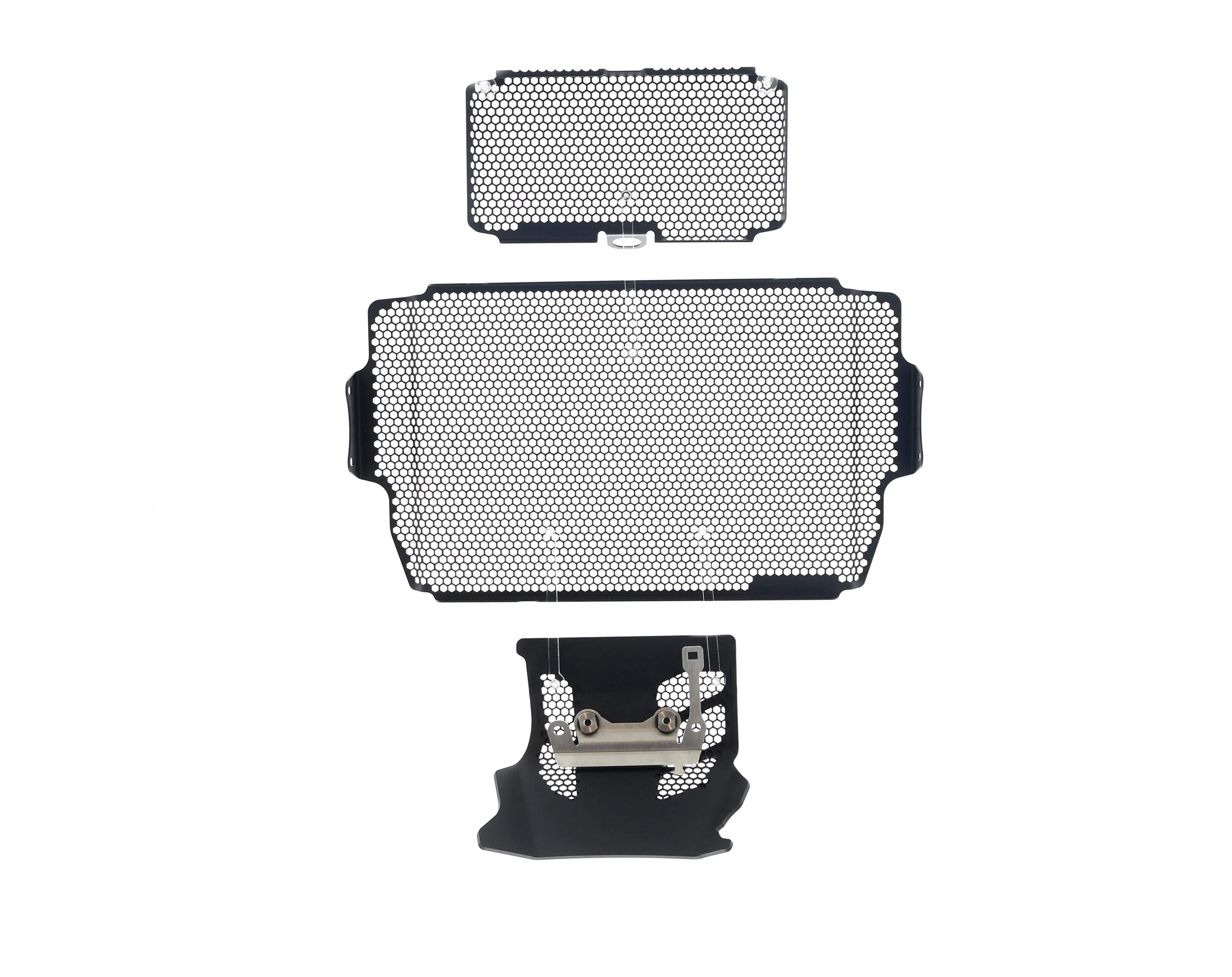 Evotech Ducati Multistrada 1260 Enduro Radiator + Oil Guard + Engine Guard Set (2019 - 2021) - Kühlerschutzgitter | Evotech Performance