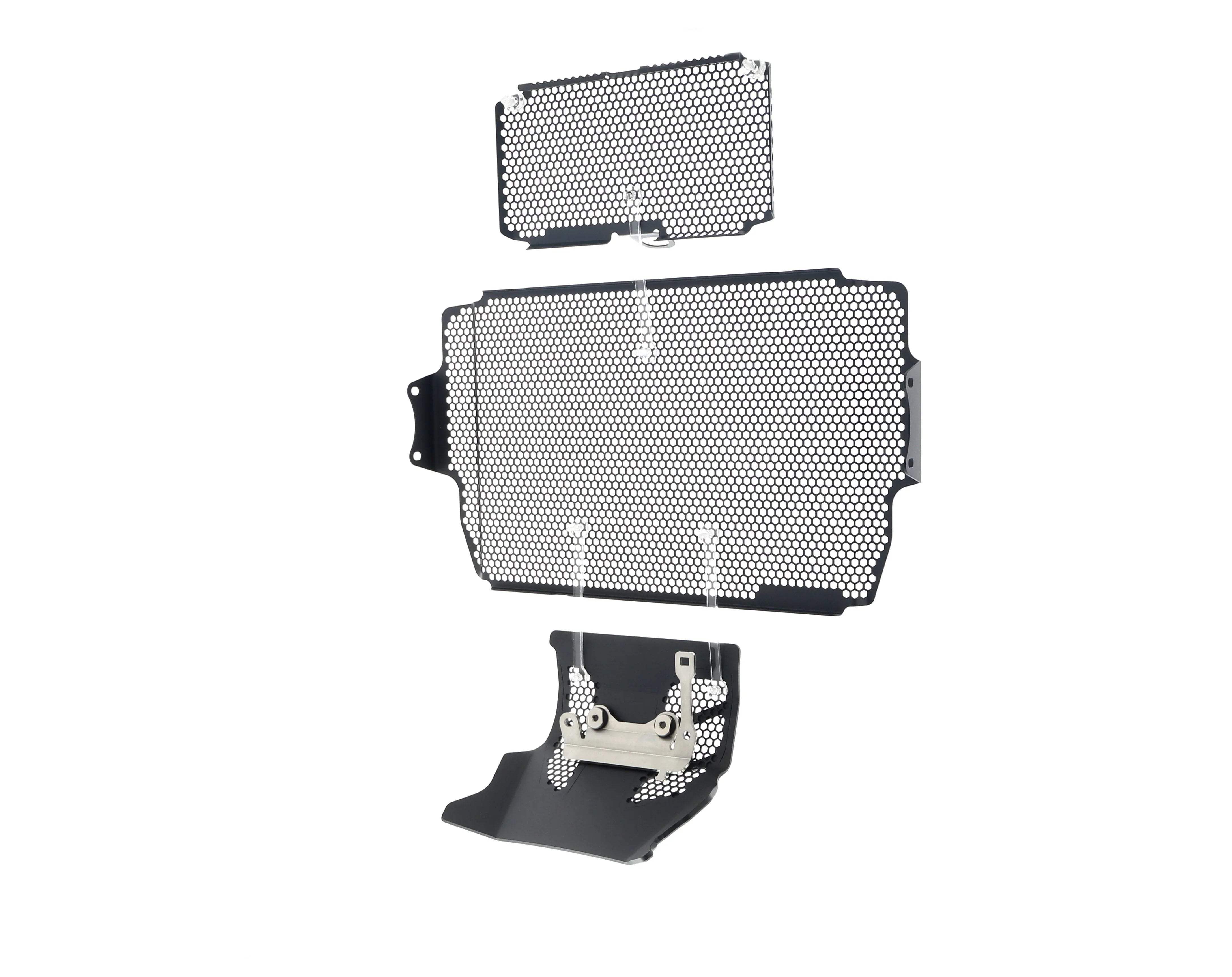Evotech Ducati Multistrada 1260 Enduro Radiator + Oil Guard + Engine Guard Set (2019 - 2021) - Kühlerschutzgitter | Evotech Performance