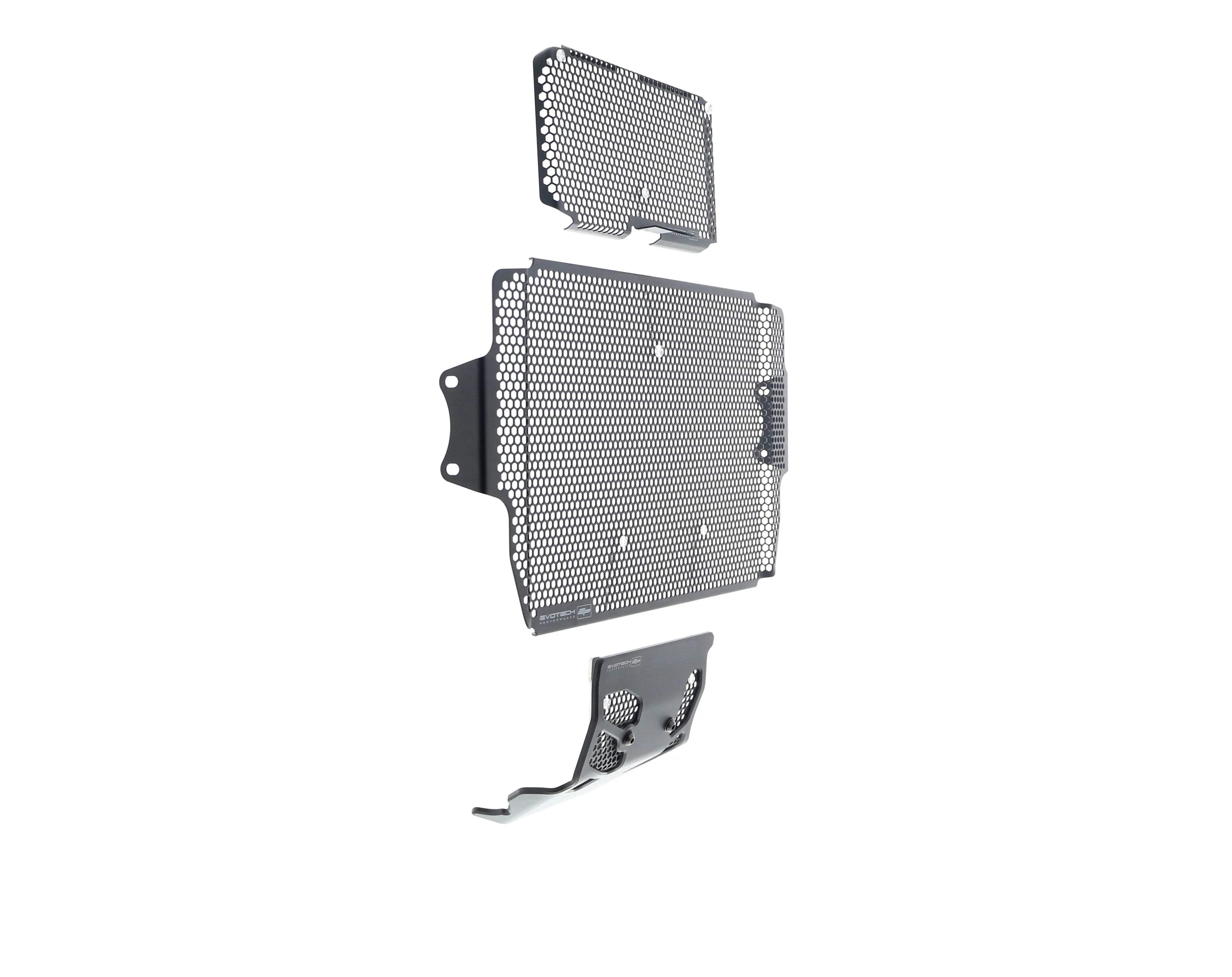 Evotech Ducati Multistrada 1260 Enduro Radiator + Oil Guard + Engine Guard Set (2019 - 2021) - Kühlerschutzgitter | Evotech Performance