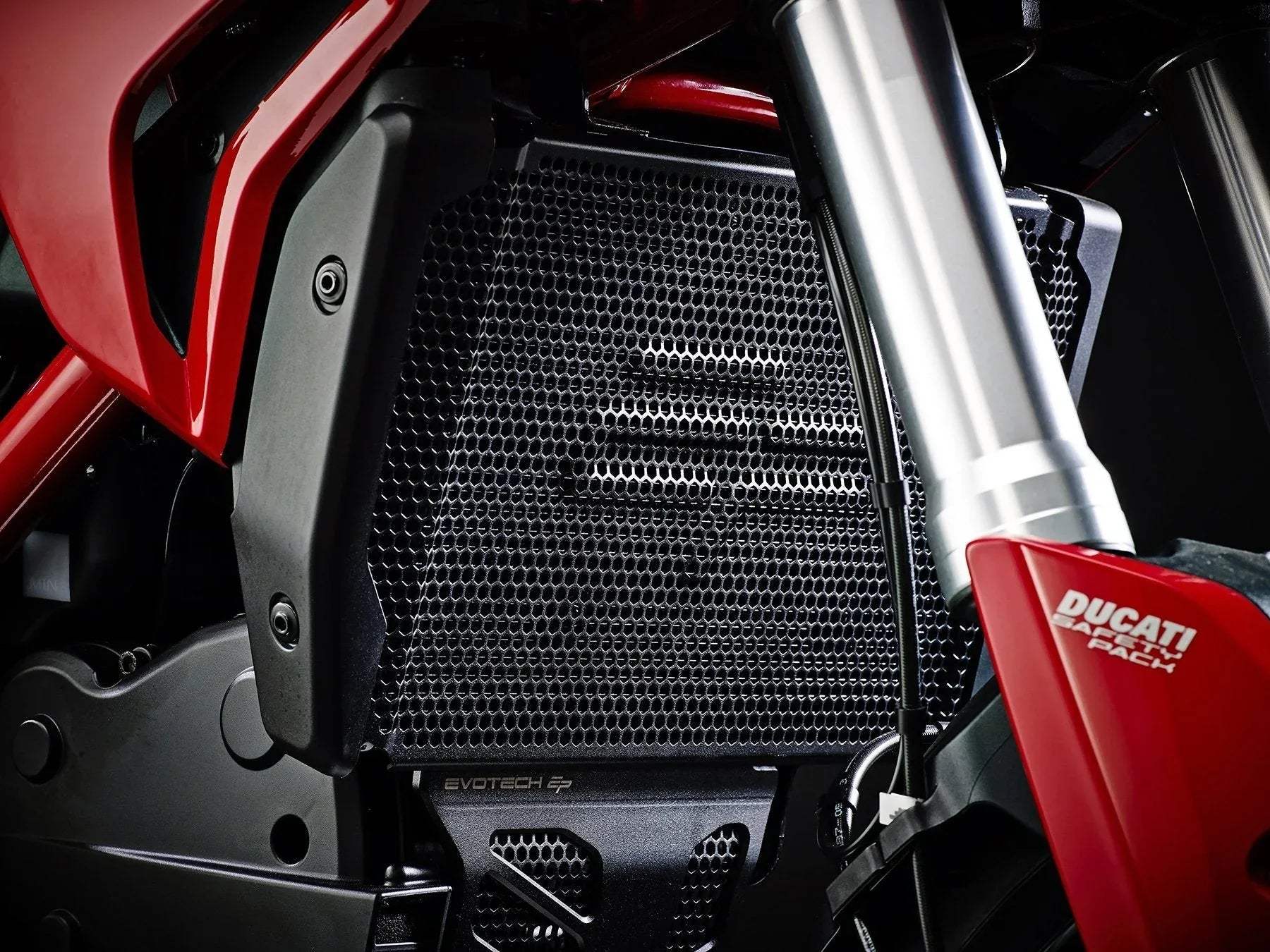 Evotech Ducati Hypermotard 939 SP Radiator Guard 2016 - 2018 - Kühlerschutzgitter | Evotech Performance