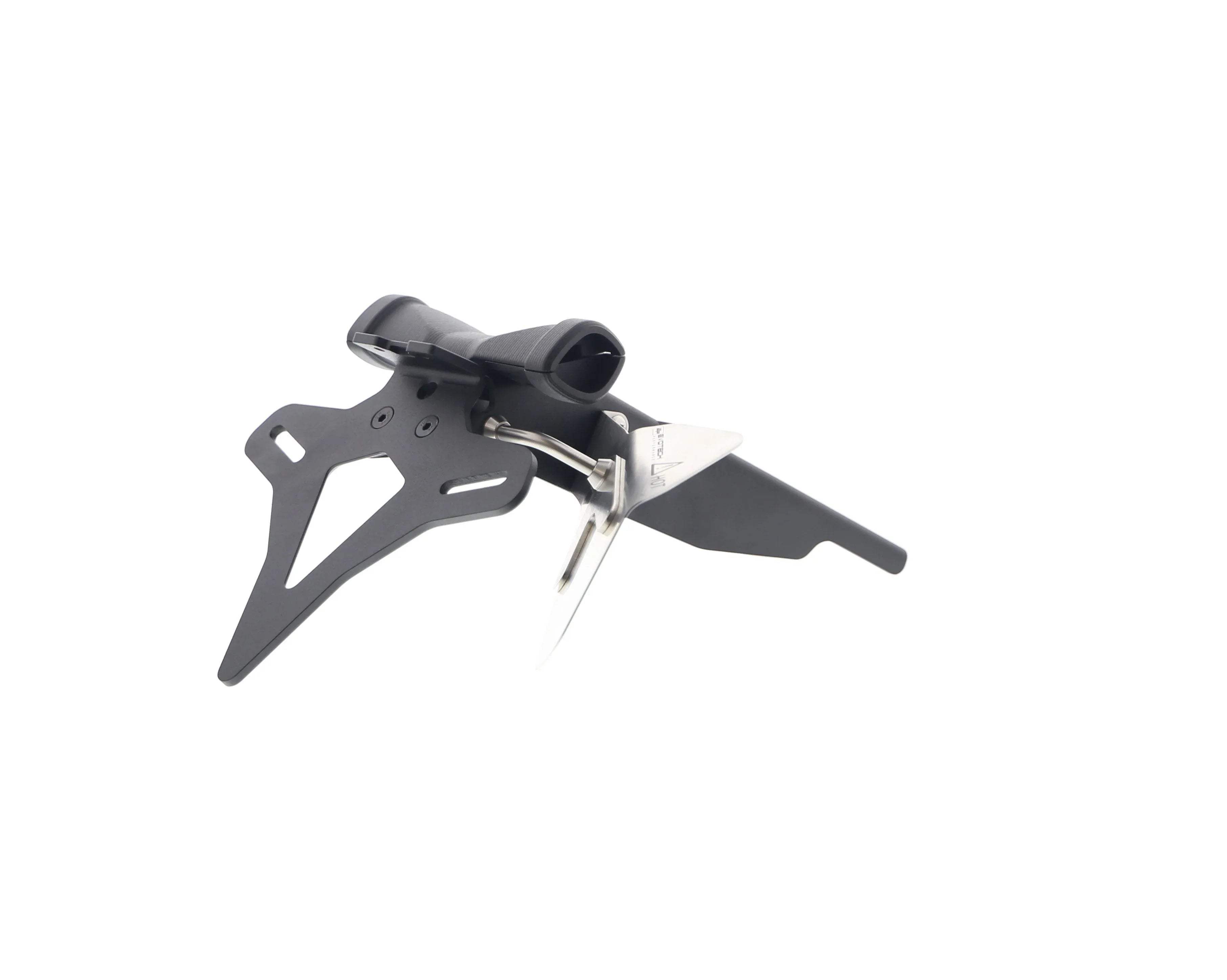 Evotech Ducati Hypermotard 950 SP Tail Tidy (2019+) (Termignoni Single Race Exhaust Compatible) - Kennzeichenhalter | Evotech Performance