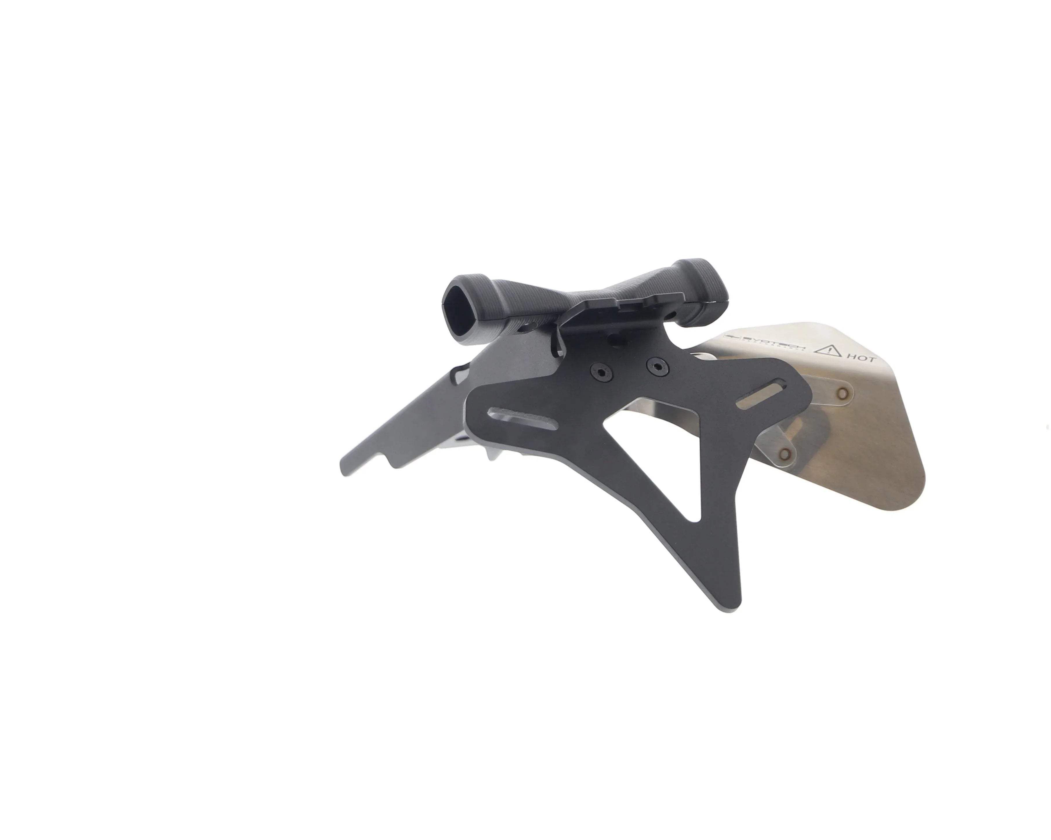 Evotech Ducati Hypermotard 950 SP Tail Tidy (2019+) (Termignoni Single Race Exhaust Compatible) - Kennzeichenhalter | Evotech Performance