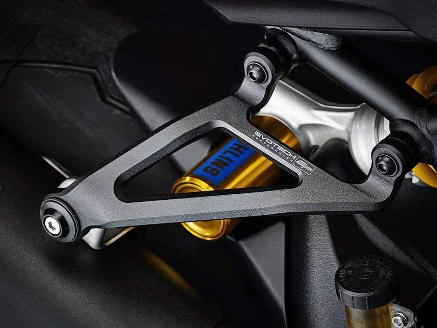 Evotech Ducati Monster 1200 R Exhaust Hanger & Pillion Footpeg Removal Kit (2016 - 2019) - Auspuffhalterung | Evotech Performance