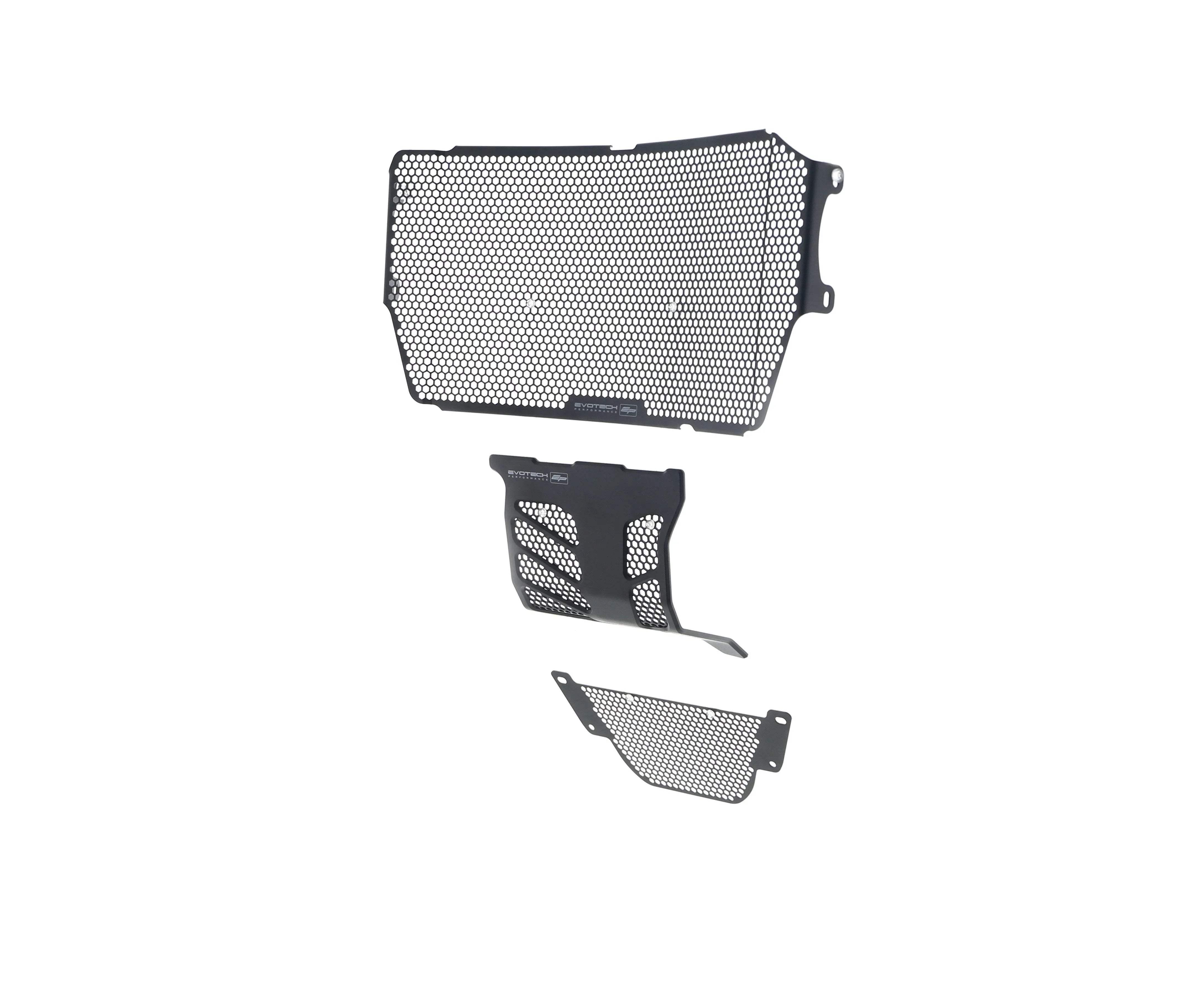 Evotech Ducati Monster 1200 Radiator Oil Cooler and Engine Guard set (2017 - 2021) - Kühlerschutzgitter | Evotech Performance