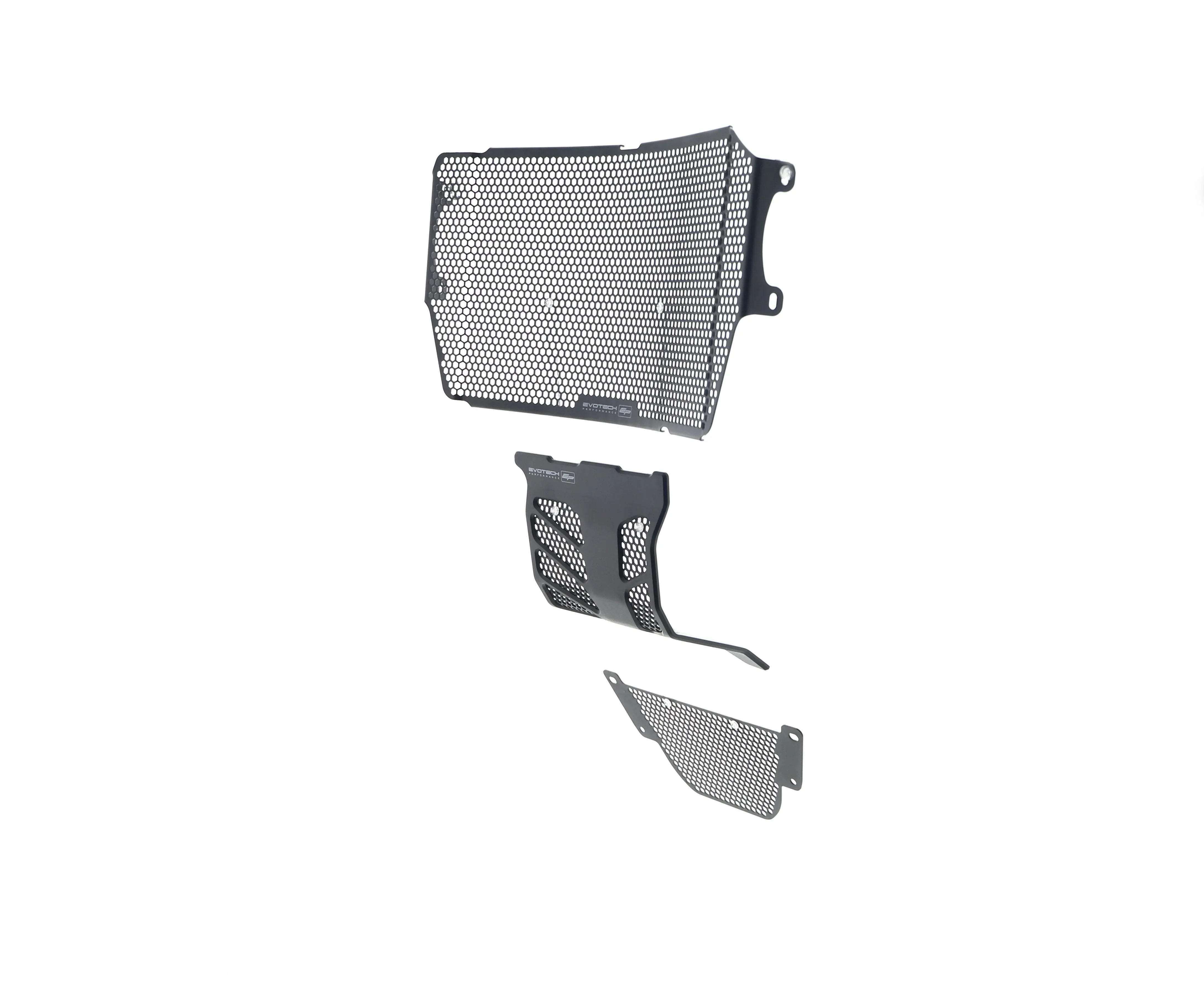 Evotech Ducati Monster 1200 Radiator Oil Cooler and Engine Guard set (2017 - 2021) - Kühlerschutzgitter | Evotech Performance
