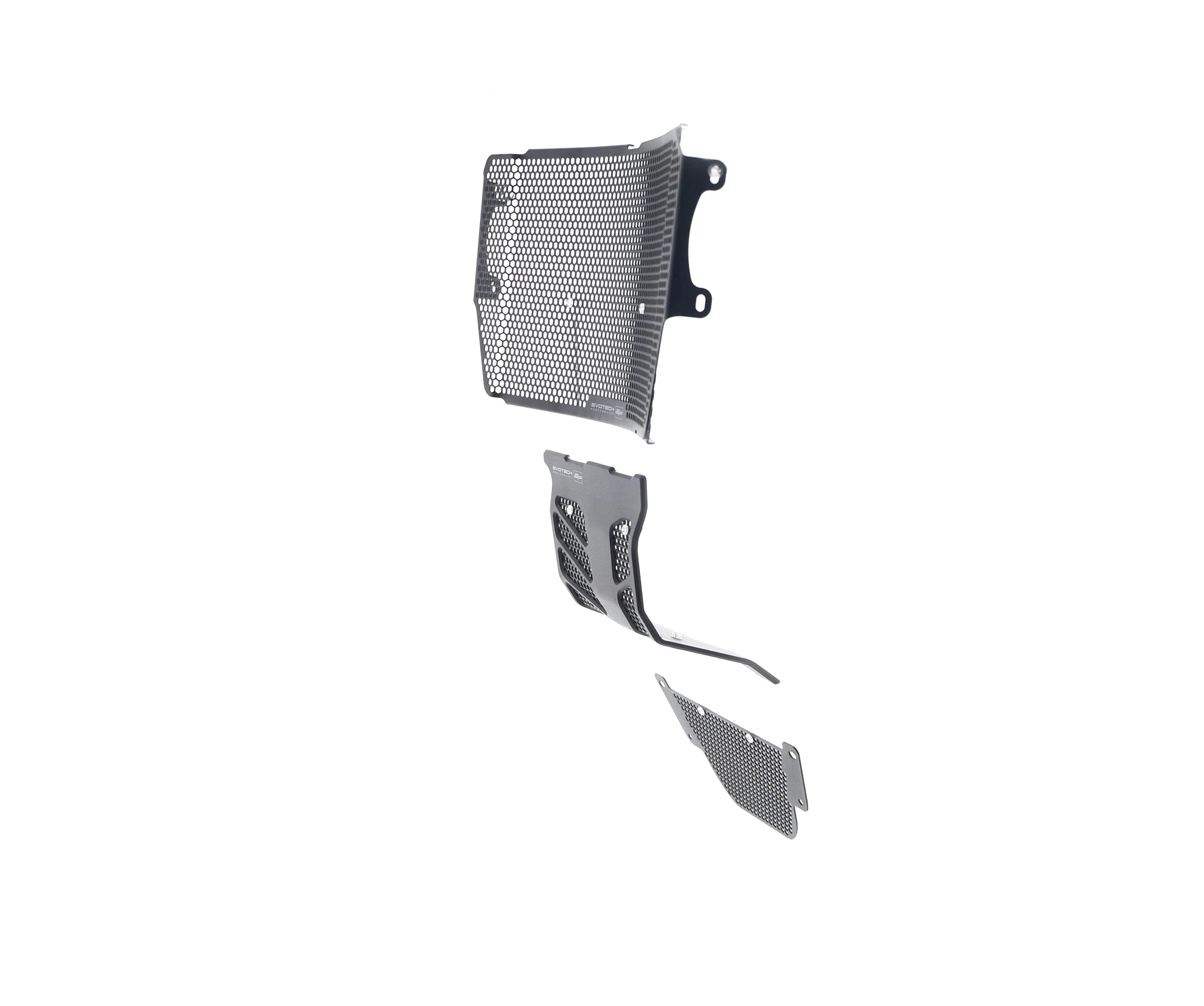 Evotech Ducati Monster 1200 Radiator Oil Cooler and Engine Guard set (2017 - 2021) - Kühlerschutzgitter | Evotech Performance