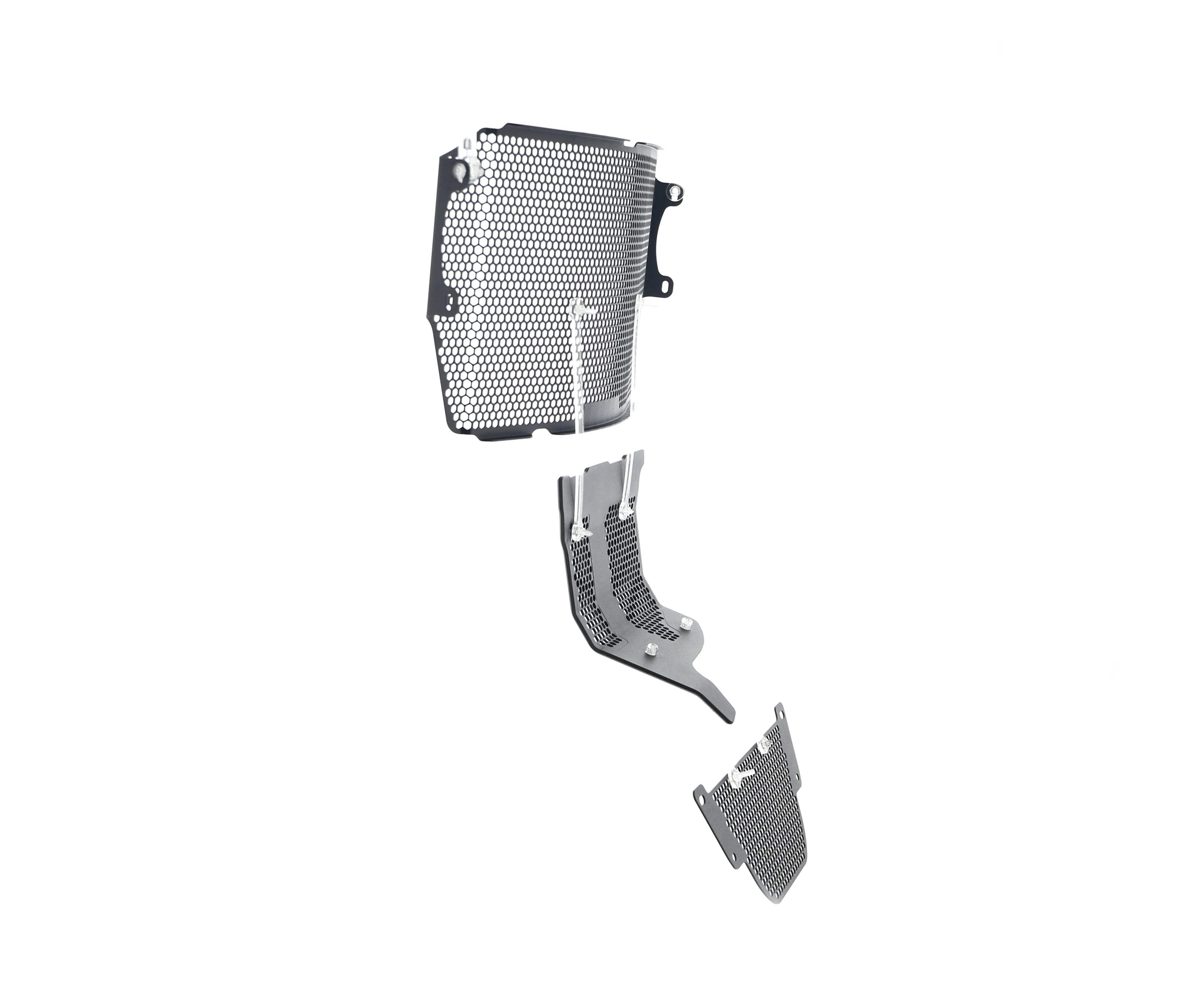 Evotech Ducati Monster 1200 Radiator Oil Cooler and Engine Guard set (2017 - 2021) - Kühlerschutzgitter | Evotech Performance