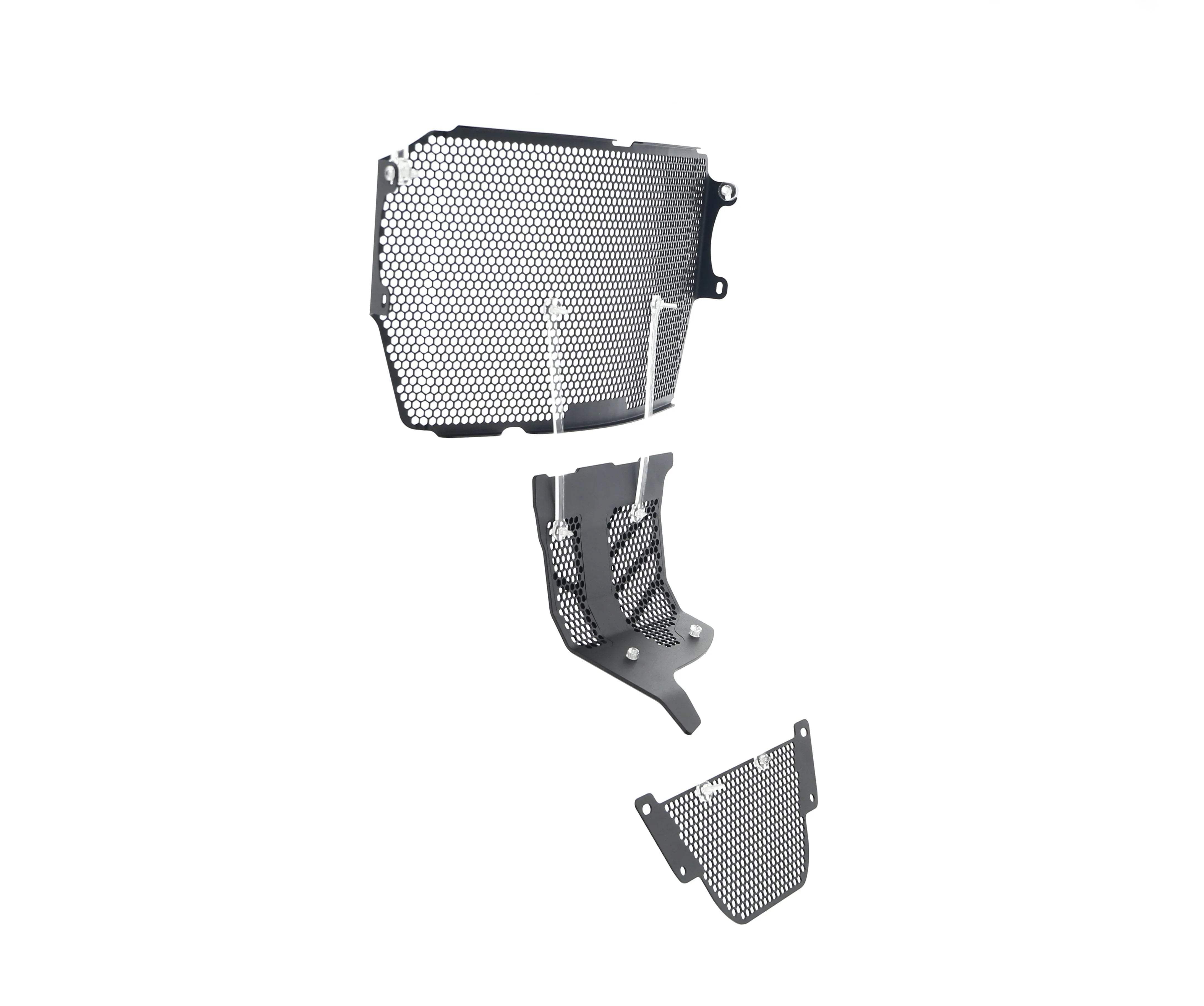 Evotech Ducati Monster 1200 Radiator Oil Cooler and Engine Guard set (2017 - 2021) - Kühlerschutzgitter | Evotech Performance