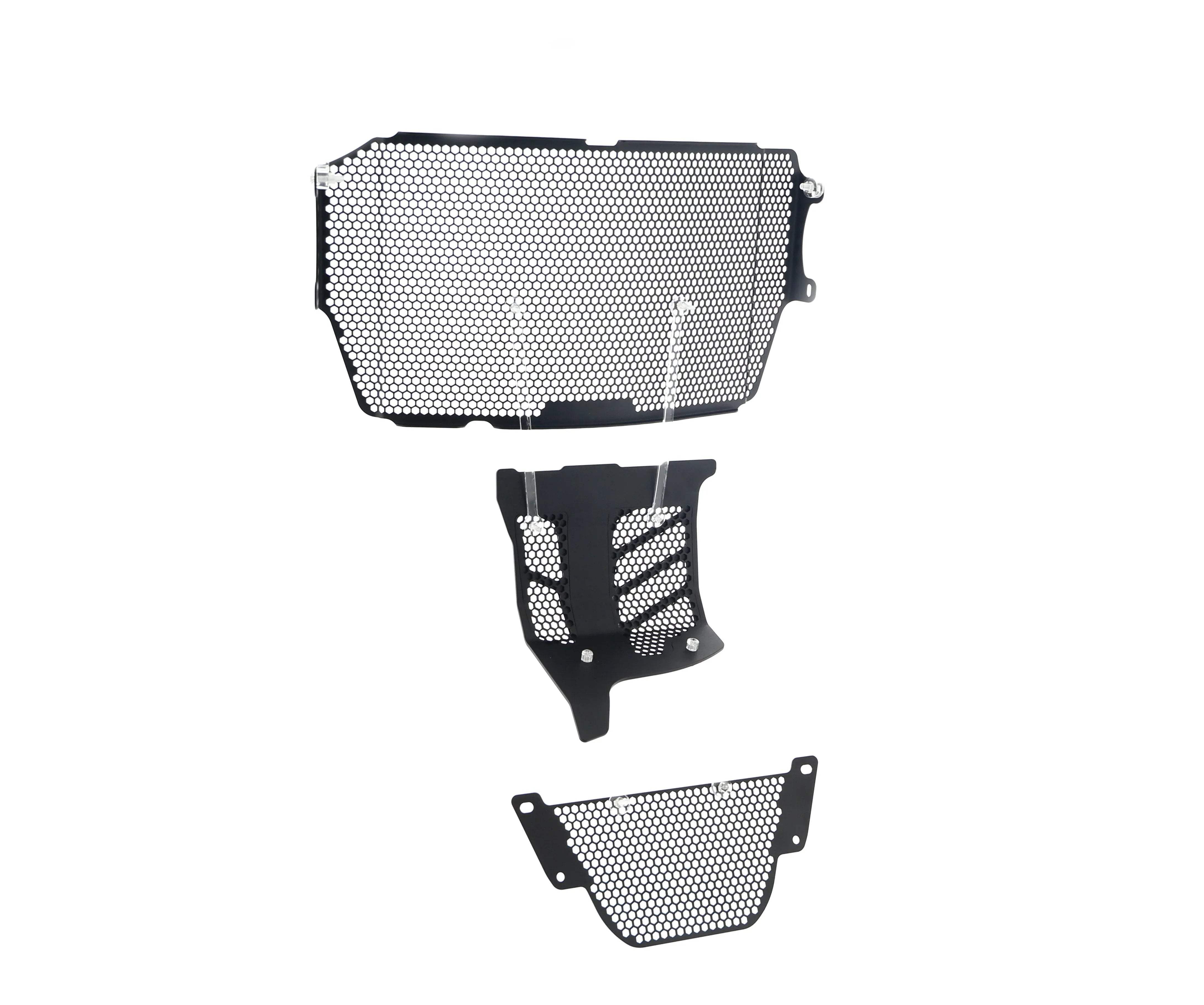 Evotech Ducati Monster 1200 Radiator Oil Cooler and Engine Guard set (2017 - 2021) - Kühlerschutzgitter | Evotech Performance