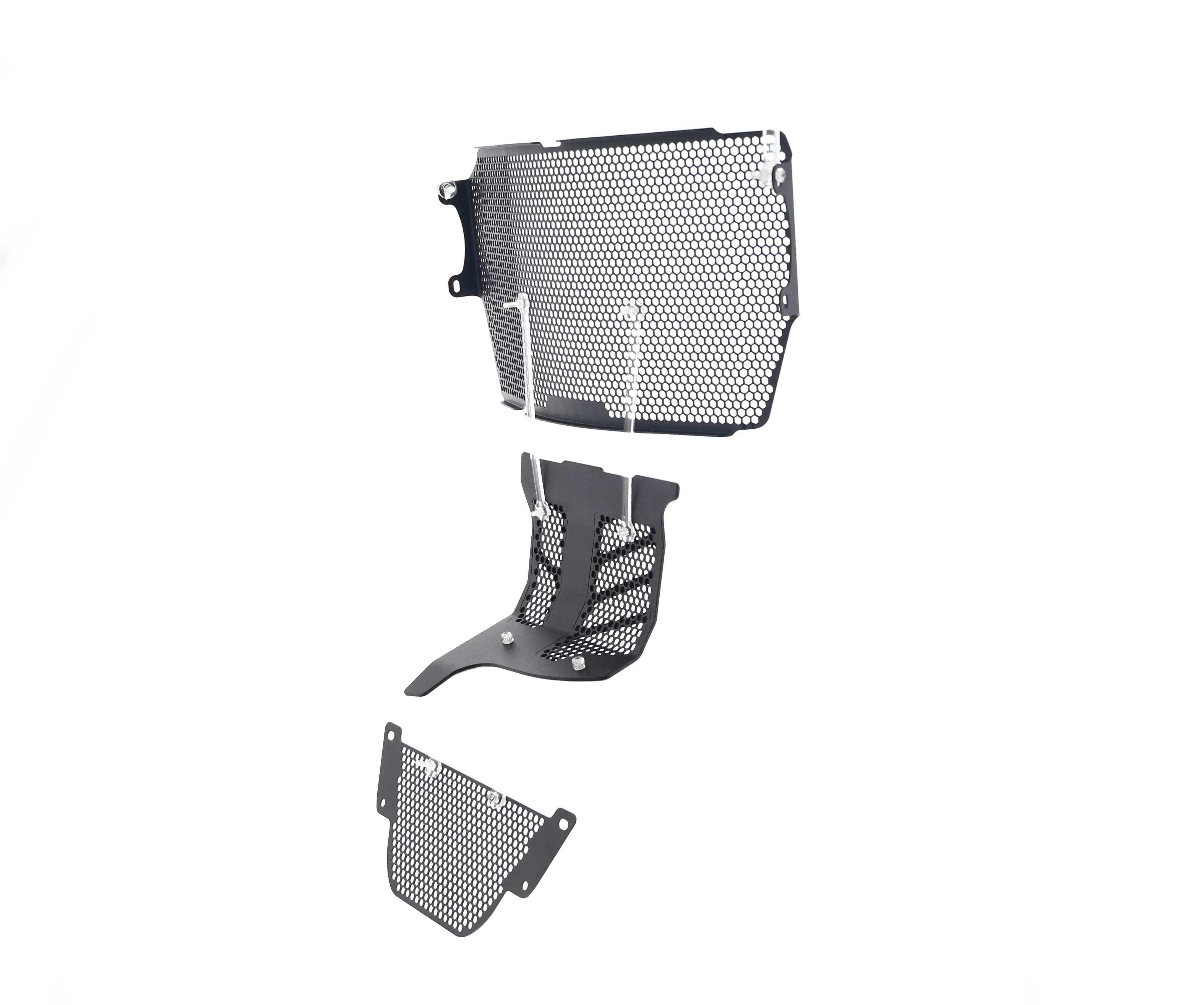 Evotech Ducati Monster 1200 Radiator Oil Cooler and Engine Guard set (2017 - 2021) - Kühlerschutzgitter | Evotech Performance