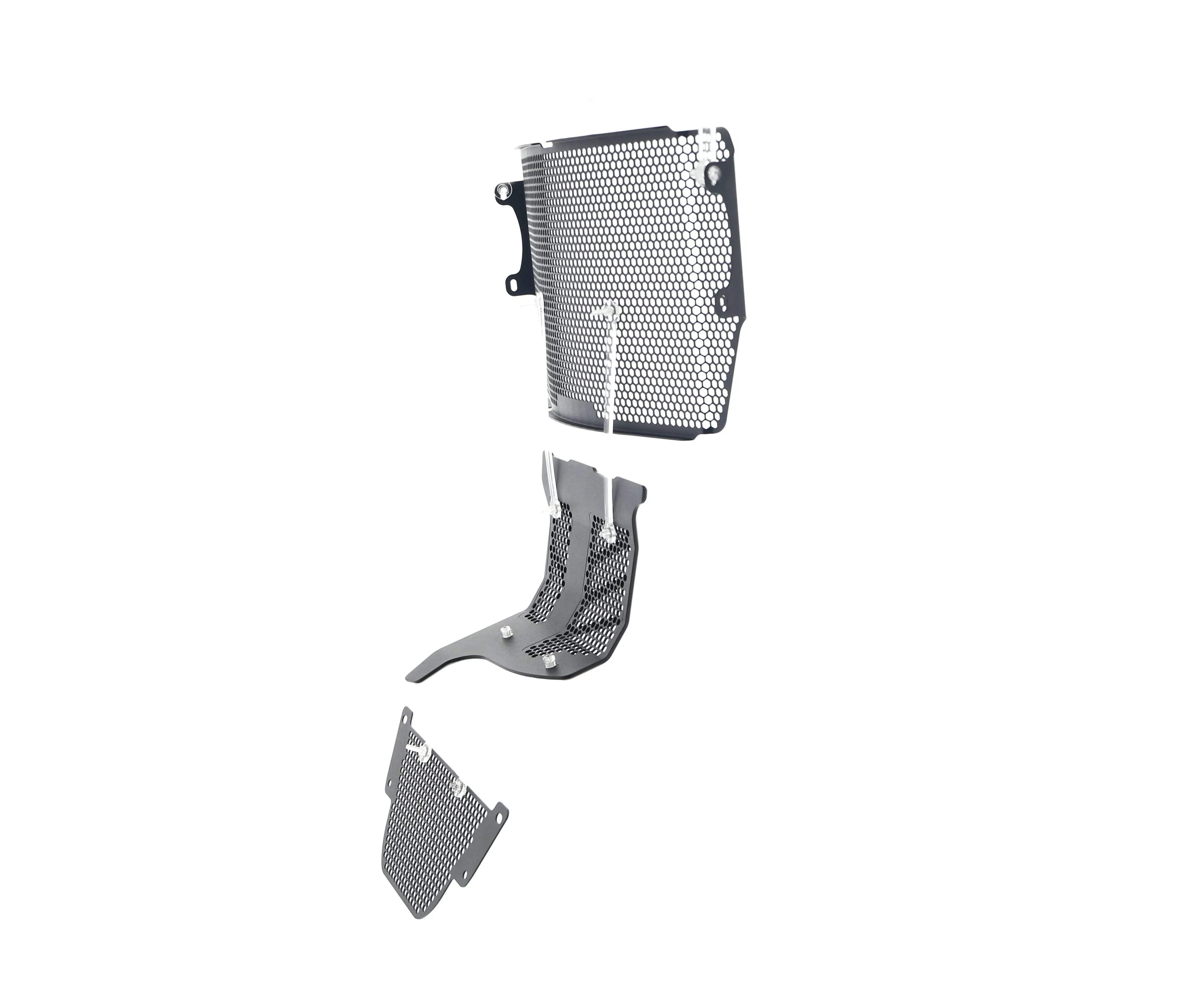 Evotech Ducati Monster 1200 Radiator Oil Cooler and Engine Guard set (2017 - 2021) - Kühlerschutzgitter | Evotech Performance