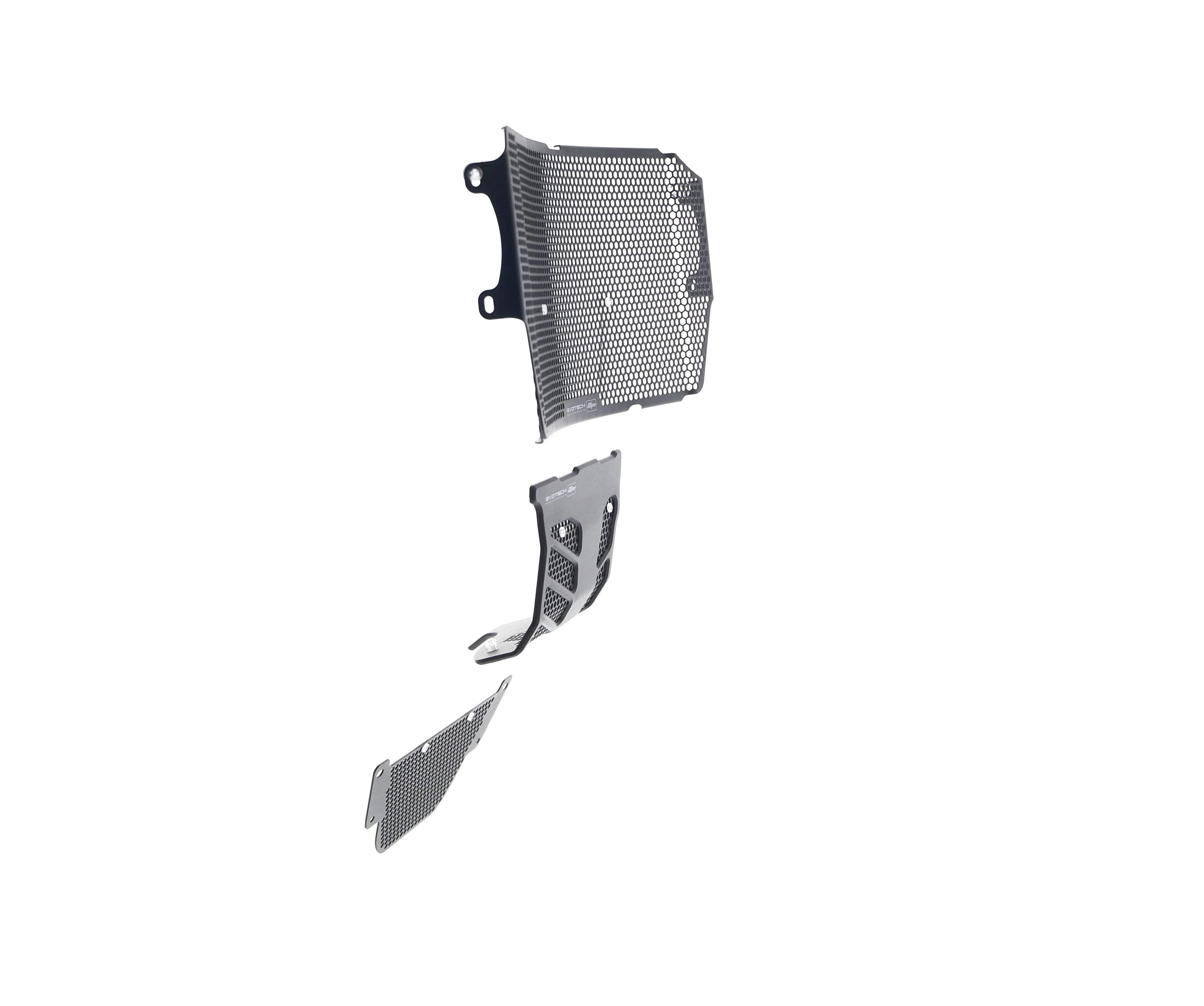 Evotech Ducati Monster 1200 Radiator Oil Cooler and Engine Guard set (2017 - 2021) - Kühlerschutzgitter | Evotech Performance