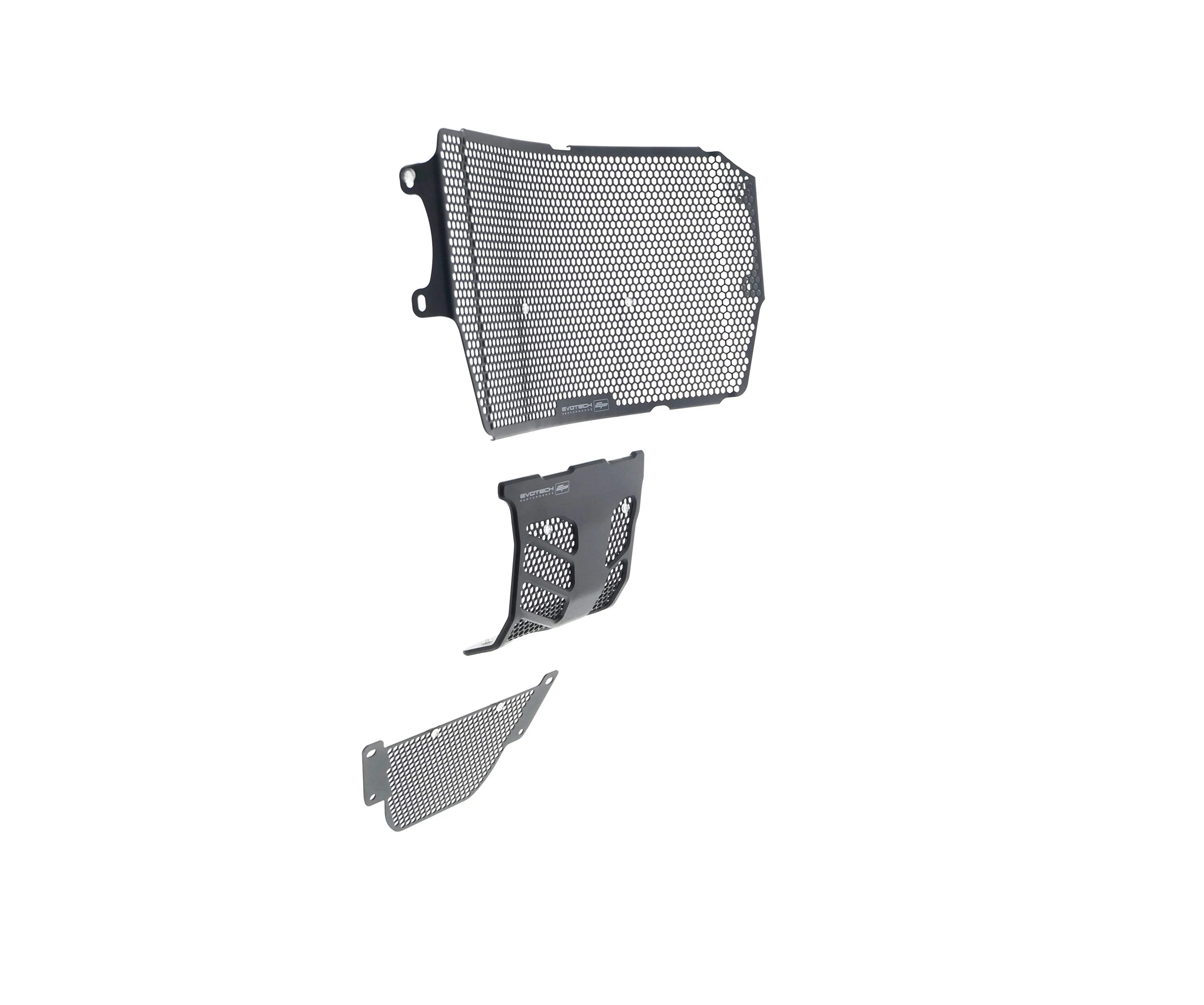 Evotech Ducati Monster 1200 Radiator Oil Cooler and Engine Guard set (2017 - 2021) - Kühlerschutzgitter | Evotech Performance