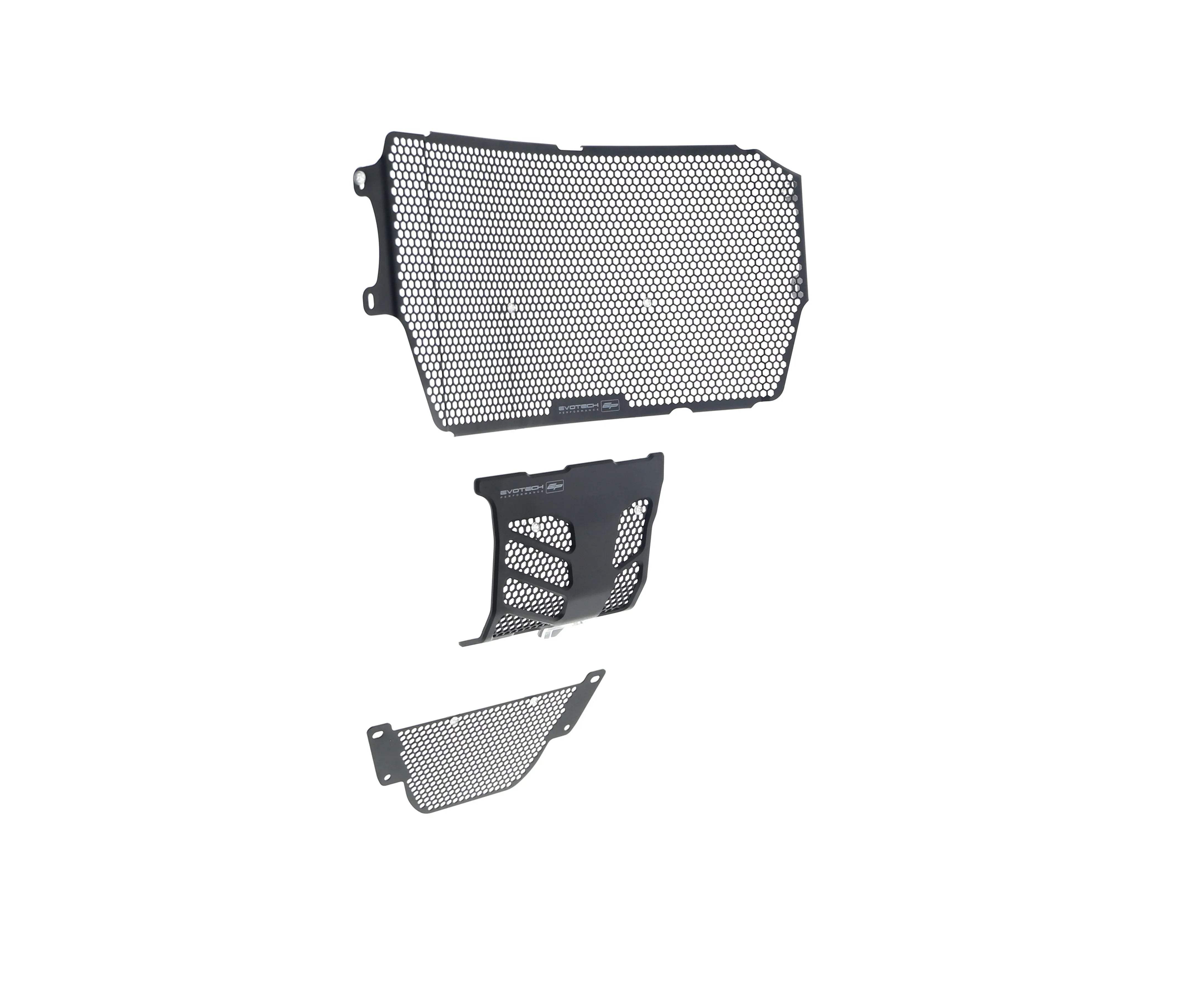 Evotech Ducati Monster 1200 Radiator Oil Cooler and Engine Guard set (2017 - 2021) - Kühlerschutzgitter | Evotech Performance
