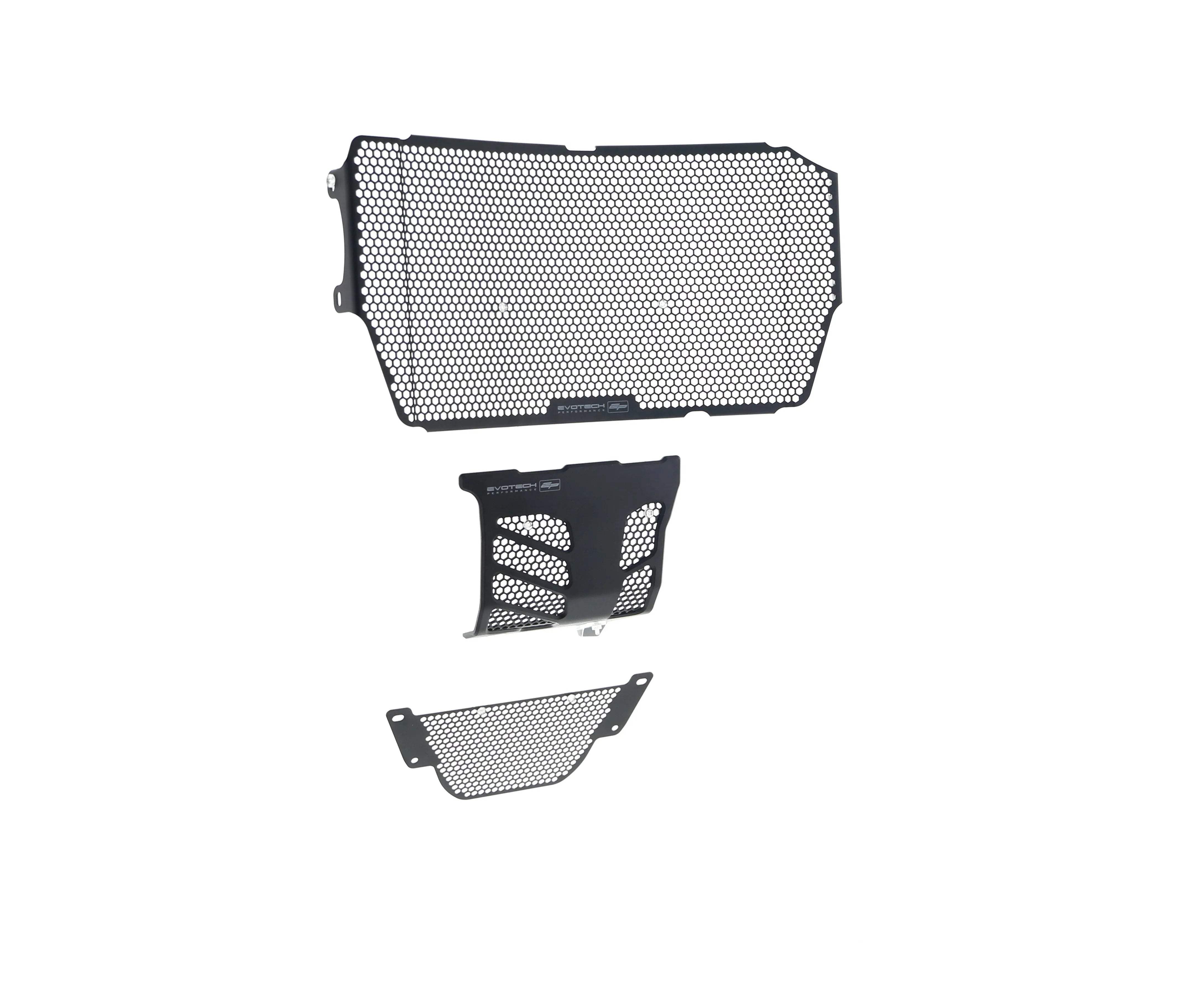 Evotech Ducati Monster 1200 Radiator Oil Cooler and Engine Guard set (2017 - 2021) - Kühlerschutzgitter | Evotech Performance