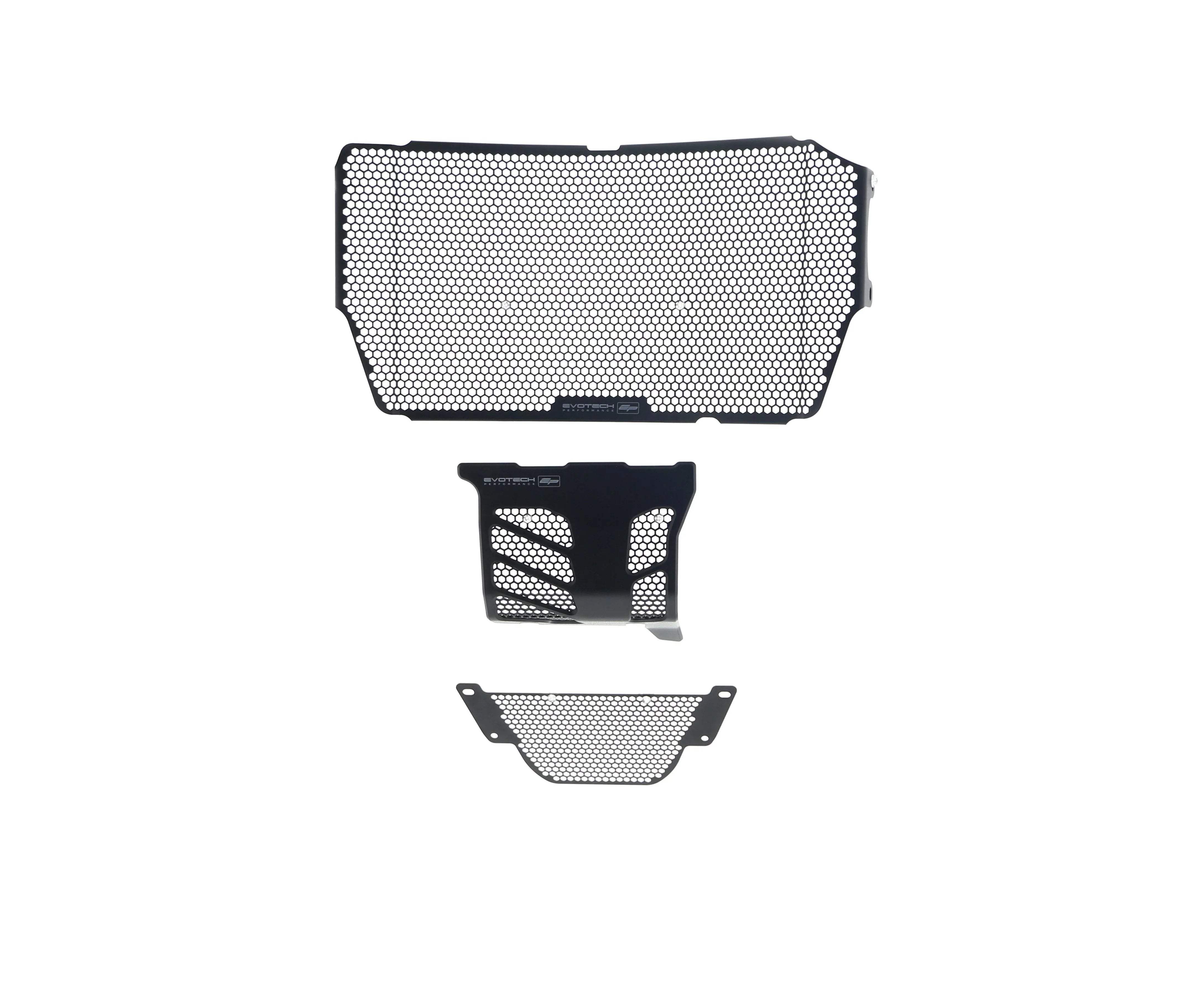Evotech Ducati Monster 1200 Radiator Oil Cooler and Engine Guard set (2017 - 2021) - Kühlerschutzgitter | Evotech Performance