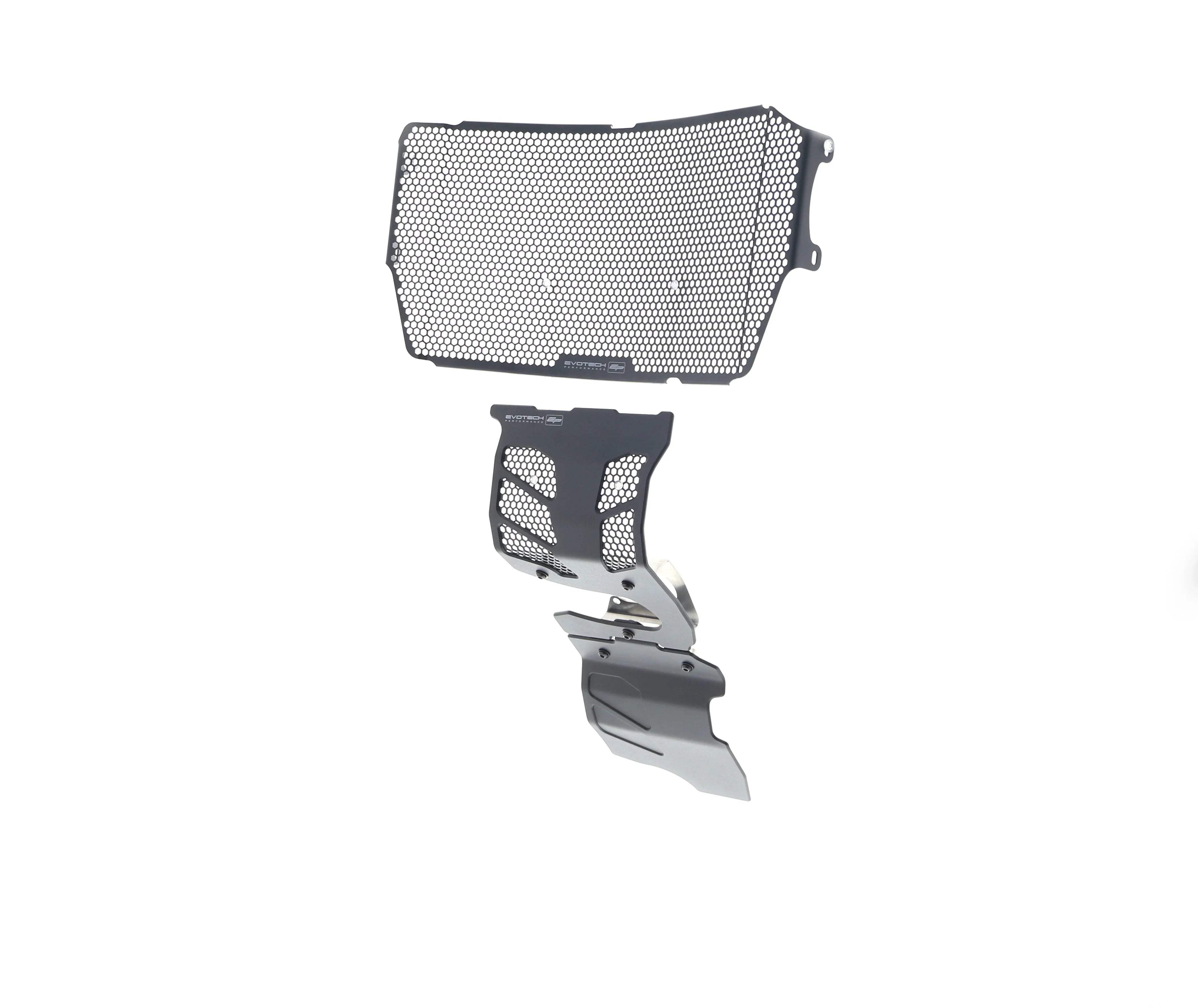 Evotech Ducati Monster 821 Dark Radiator and Engine Guard set 2016 - Kühlerschutzgitter | Evotech Performance