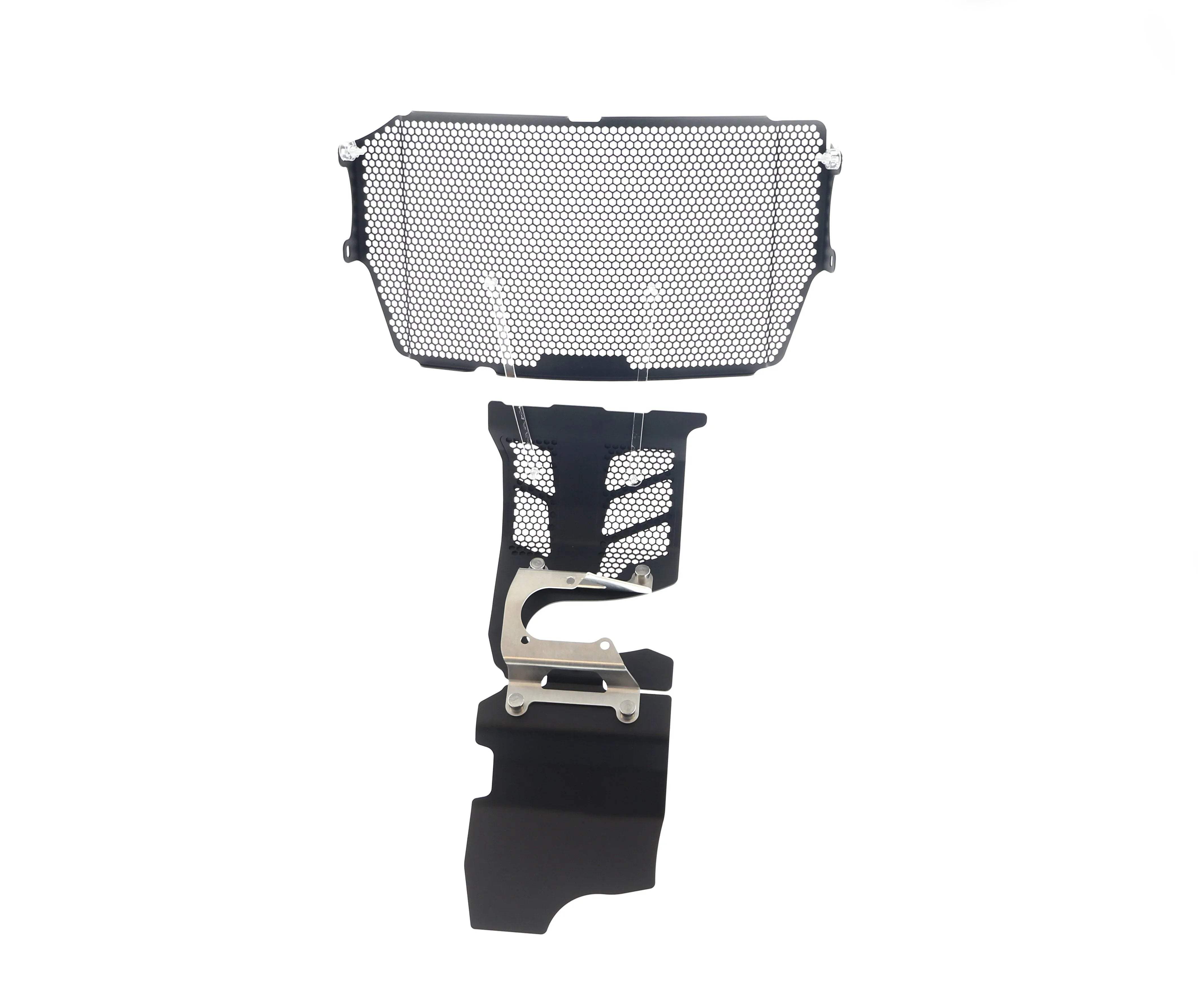 Evotech Ducati Monster 821 Dark Radiator and Engine Guard set 2016 - Kühlerschutzgitter | Evotech Performance