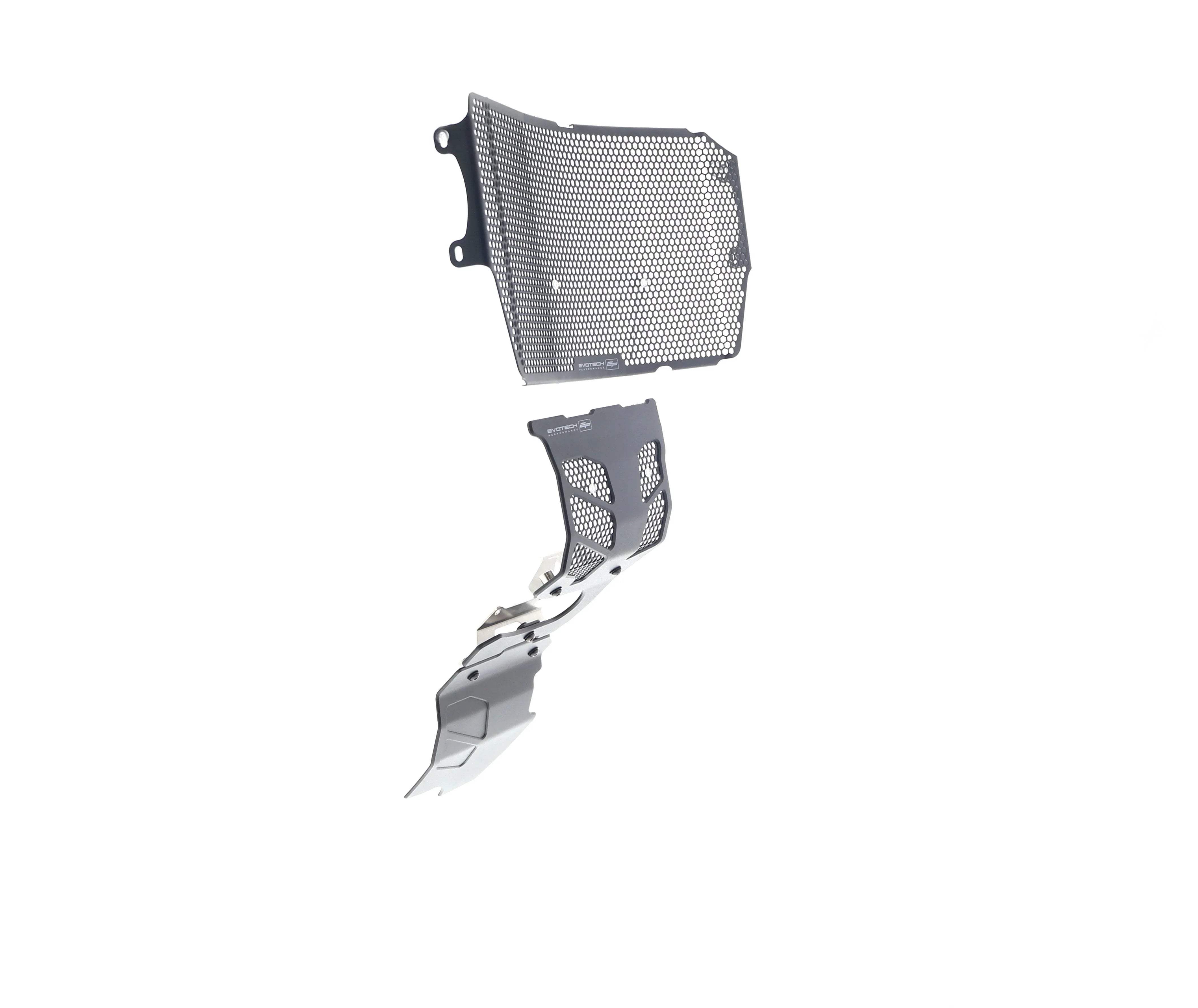 Evotech Ducati Monster 821 Dark Radiator and Engine Guard set 2016 - Kühlerschutzgitter | Evotech Performance