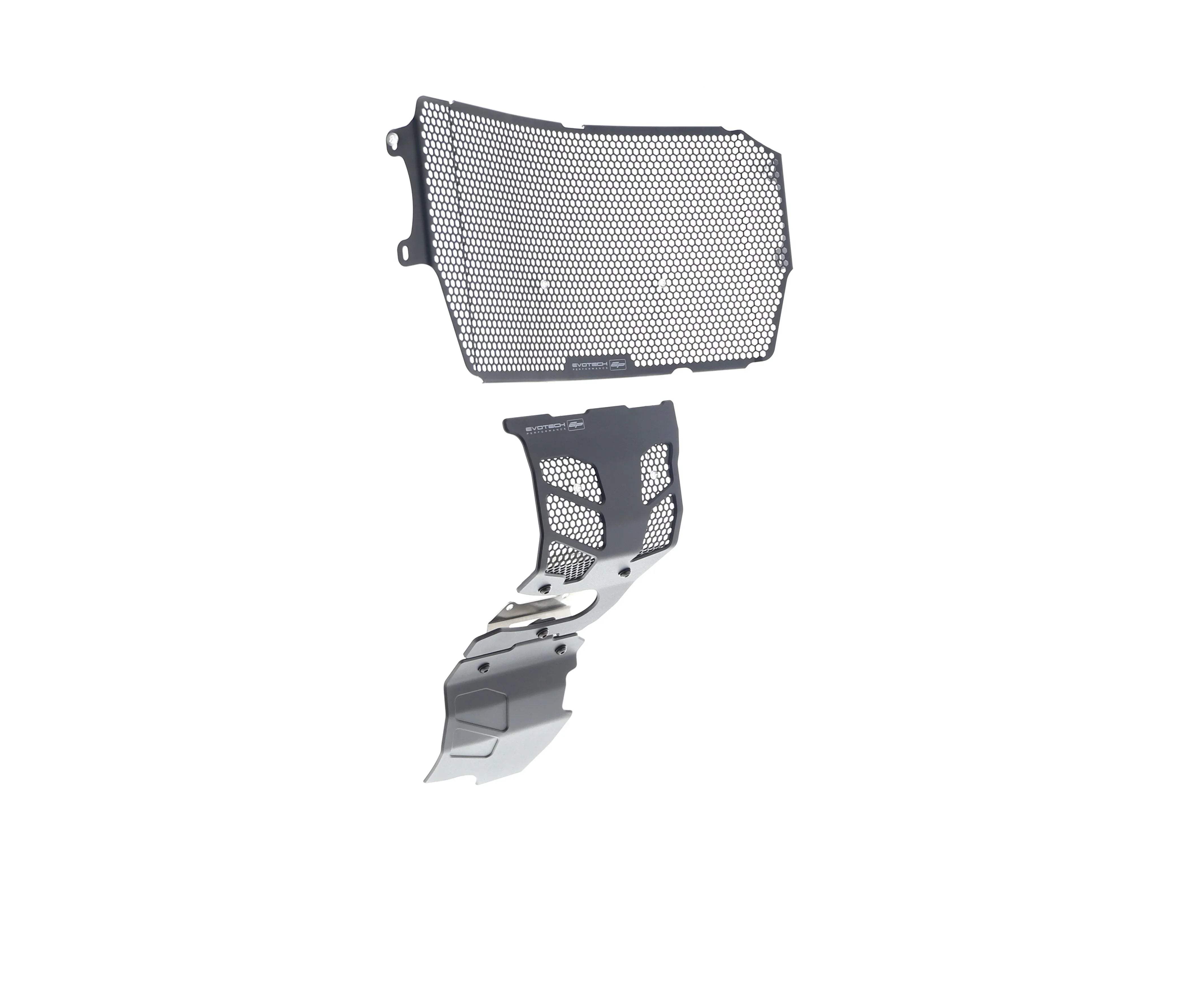 Evotech Ducati Monster 821 Dark Radiator and Engine Guard set 2016 - Kühlerschutzgitter | Evotech Performance