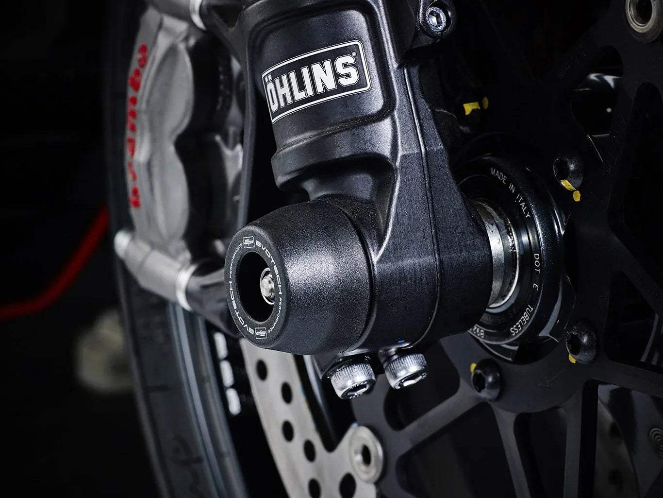 Evotech Front Spindle Bobbins - Ducati Monster 620 (2001-2006) - Spindle Bobbins | Evotech Performance