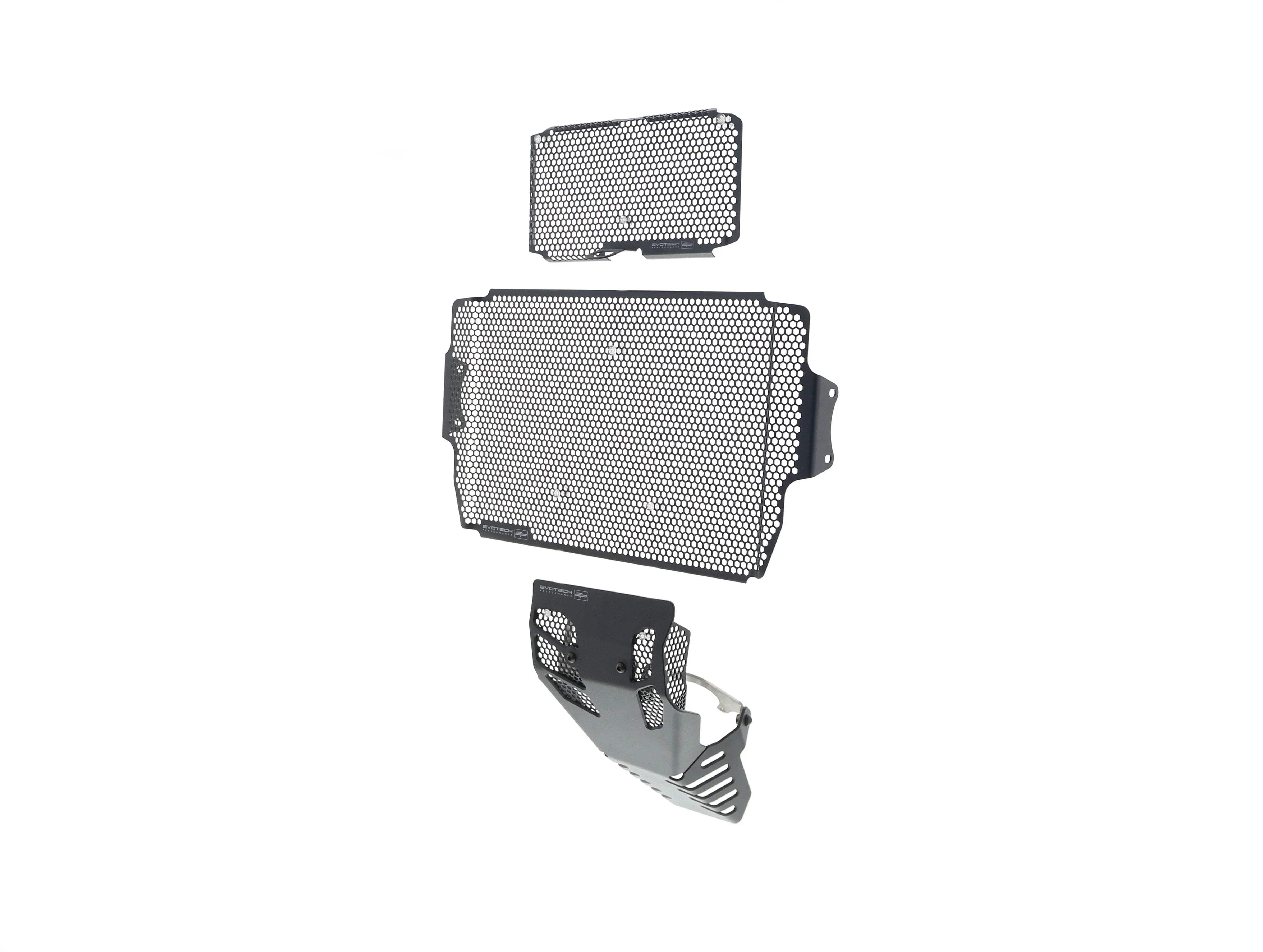 Evotech Ducati Multistrada 1260 S Grand Tour Radiator + Oil Guard + Engine Guard Set 2020 - Kühlerschutzgitter | Evotech Performance