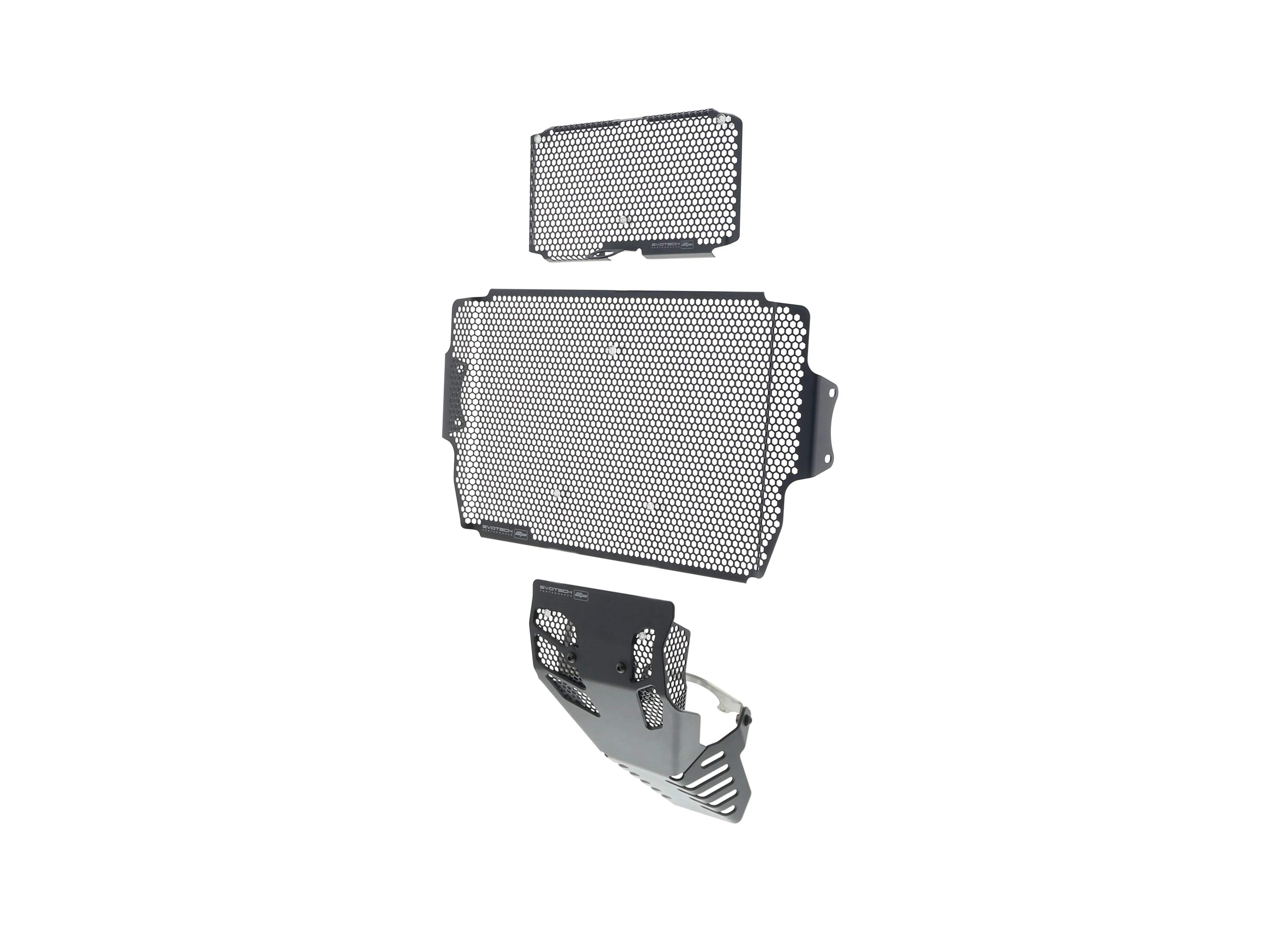Evotech Performance Ducati Multistrada V2 Radiator + Oil Guard + Engine Guard Set (2022 - 2024) - Kühlerschutzgitter | Evotech Performance
