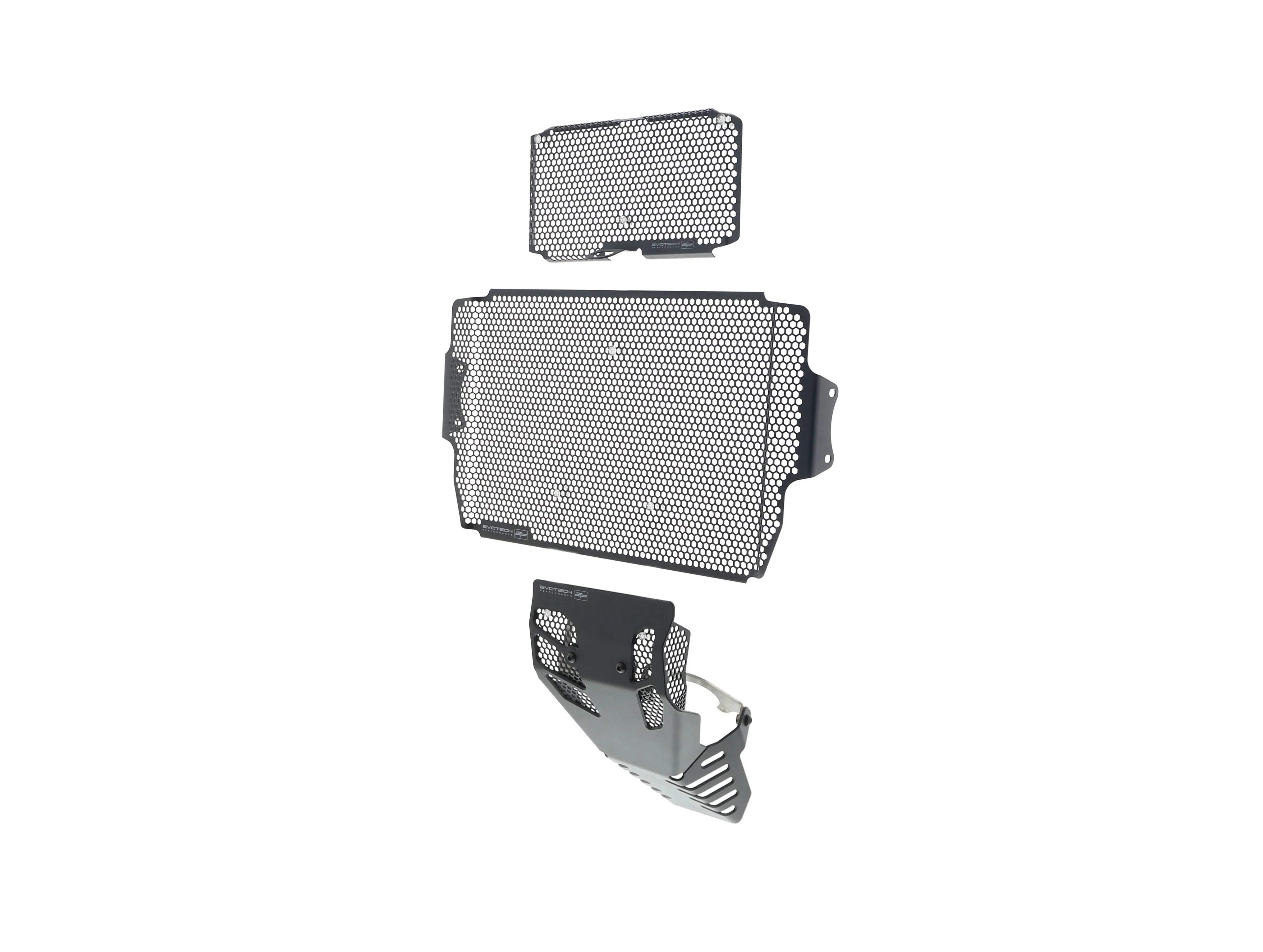 Evotech Performance Ducati Multistrada V2 S Radiator + Oil Guard + Engine Guard Set (2022 - 2024) - Kühlerschutzgitter | Evotech Performance