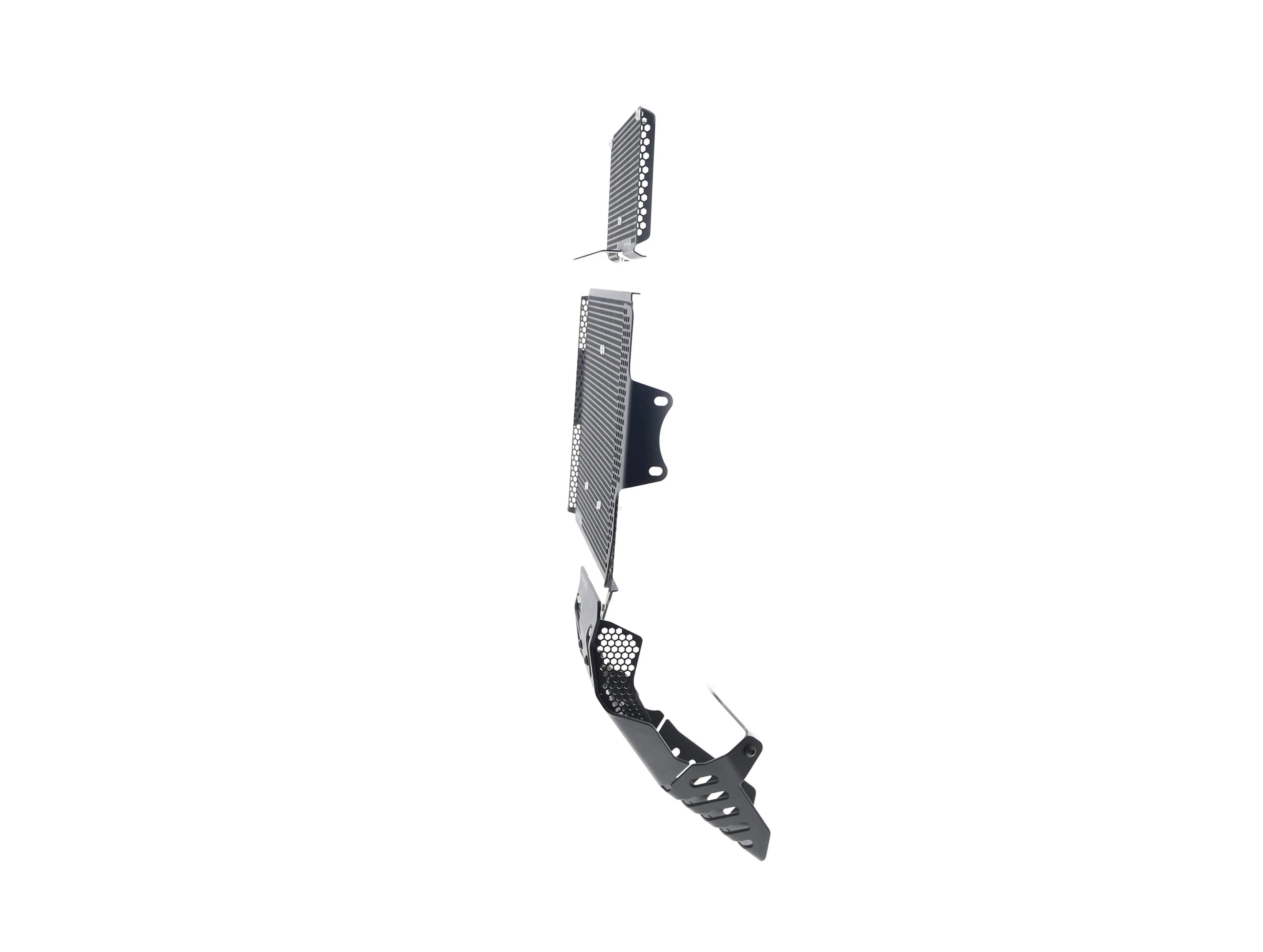 Evotech Ducati Multistrada 1260 S Grand Tour Radiator + Oil Guard + Engine Guard Set 2020 - Kühlerschutzgitter | Evotech Performance