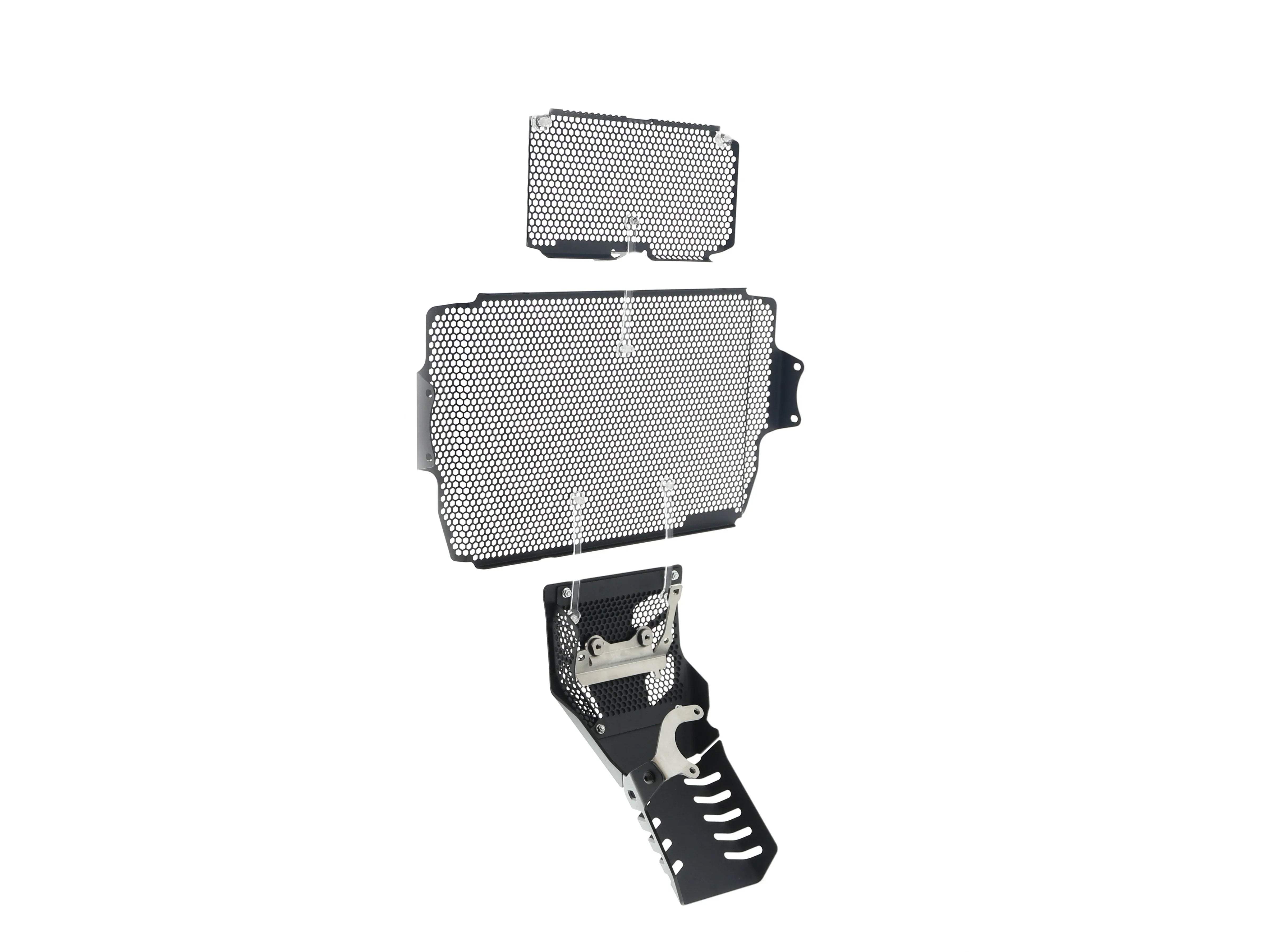 Evotech Performance Ducati Multistrada 950 Radiator + Oil Guard + Engine Guard Set (2017 - 2018) - Kühlerschutzgitter | Evotech Performance