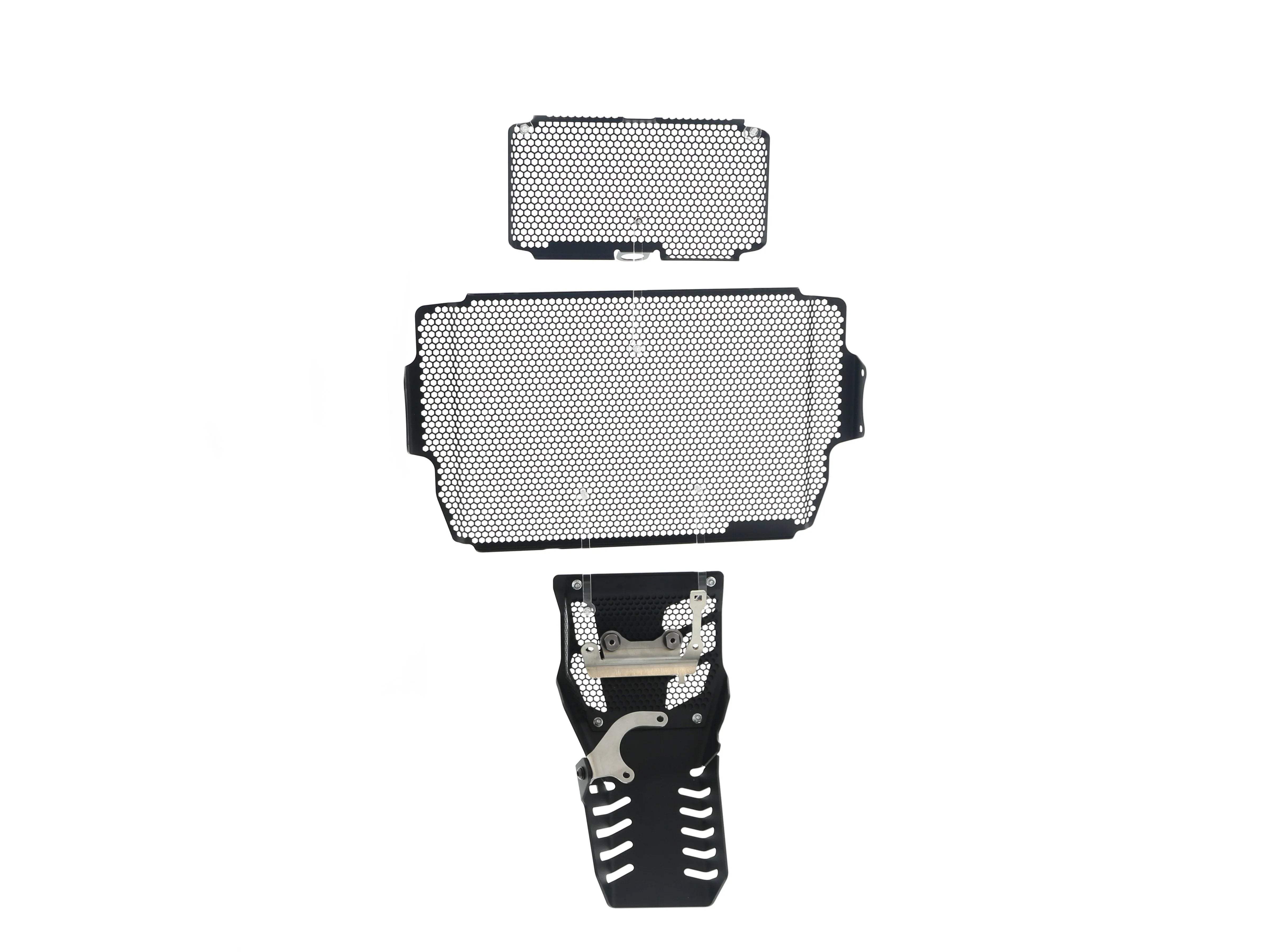 Evotech Performance Ducati Multistrada 950 S Radiator + Oil Guard + Engine Guard Set (2019 - 2021) - Kühlerschutzgitter | Evotech Performance