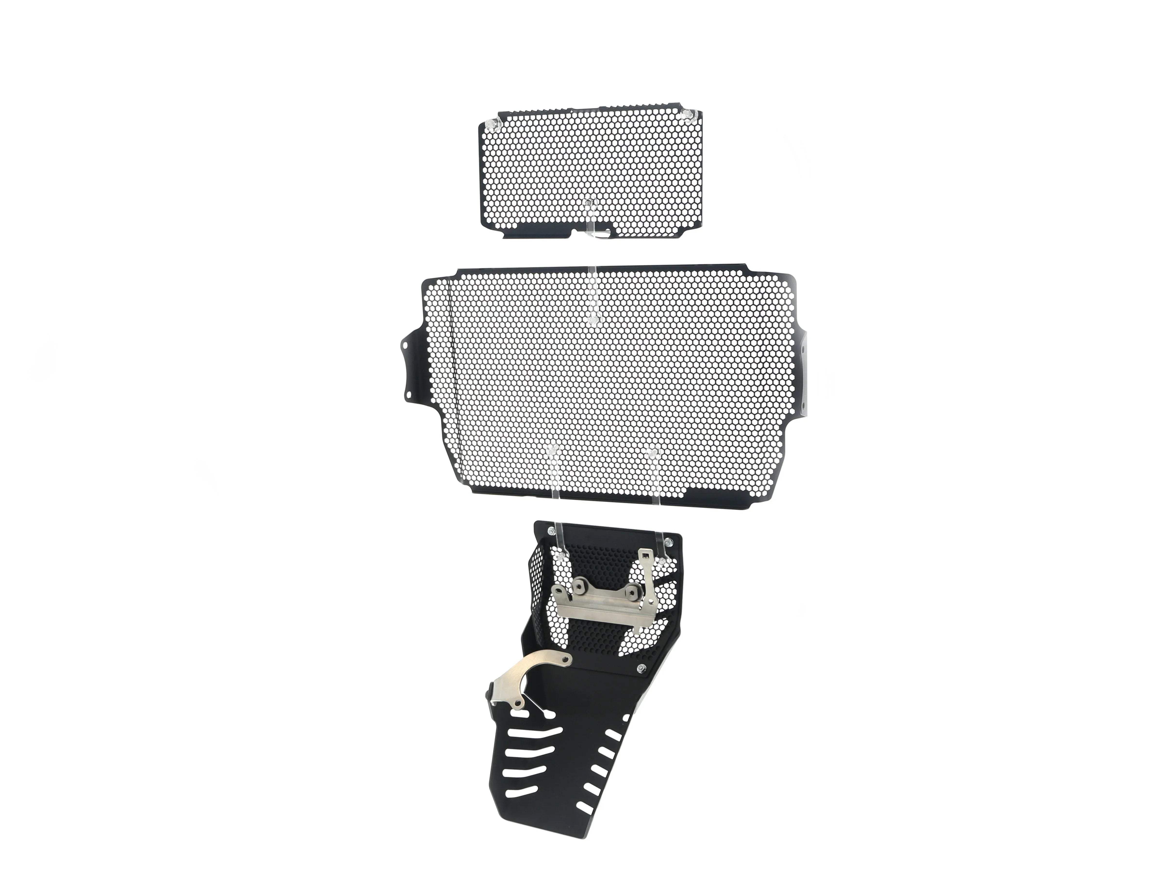 Evotech Performance Ducati Multistrada 950 S Radiator + Oil Guard + Engine Guard Set (2019 - 2021) - Kühlerschutzgitter | Evotech Performance